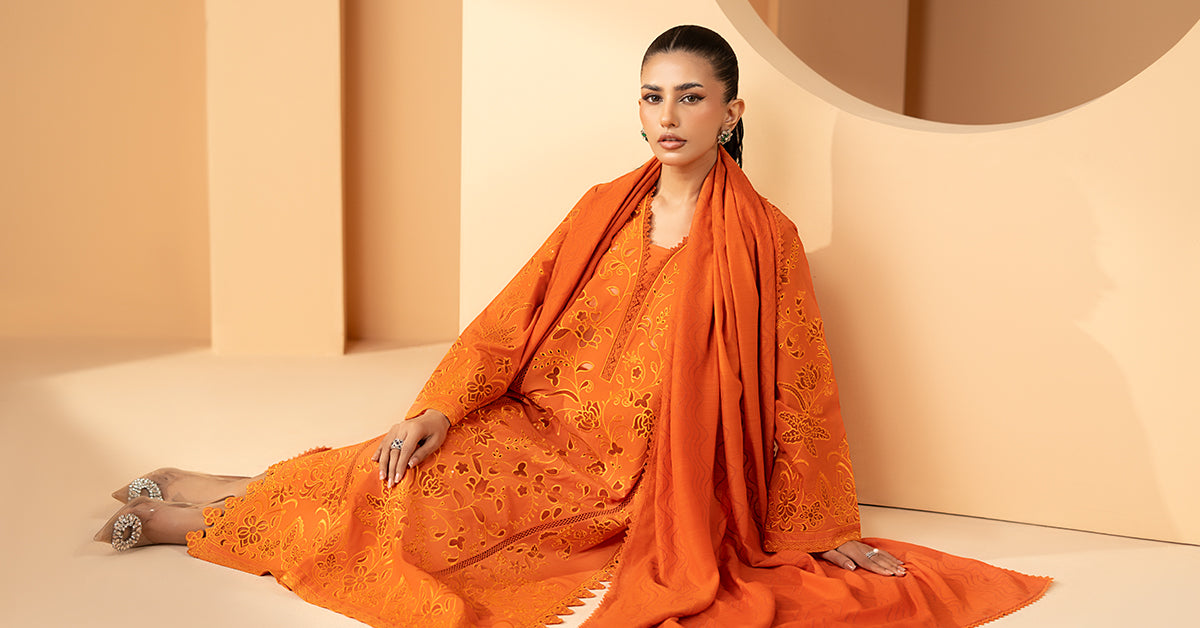 3 Piece Embroidered Lawn Suit
