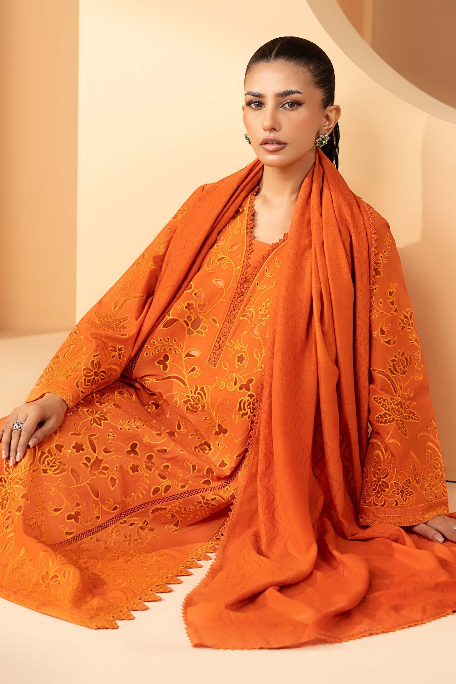 3 Piece Embroidered Lawn Suit