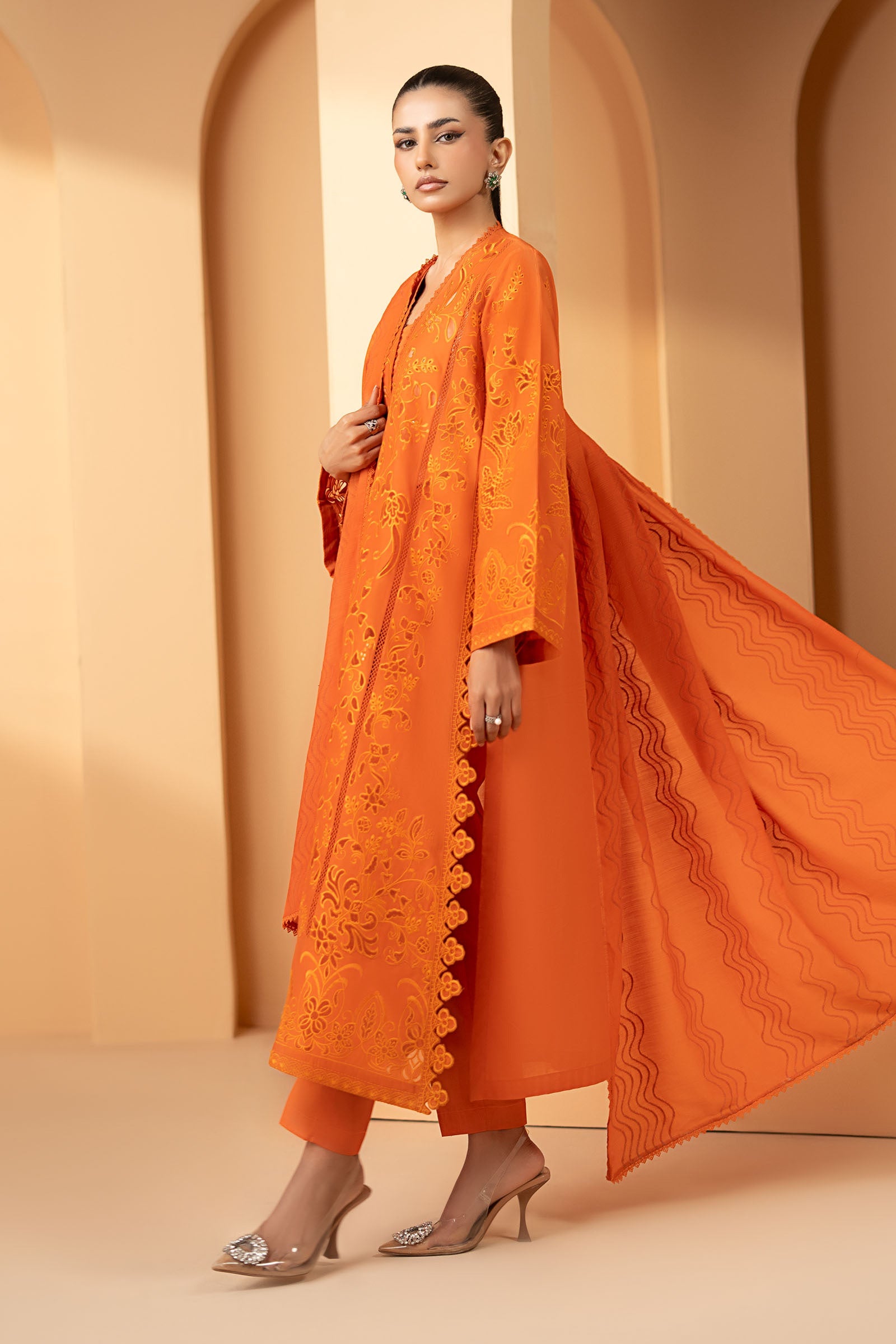 3 Piece Embroidered Lawn Suit