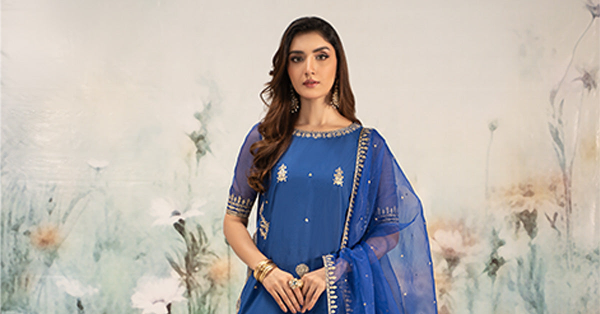 3 Piece Embroidered Lawn Suit