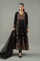 3 Piece Embroidered Dobby Lawn Suit