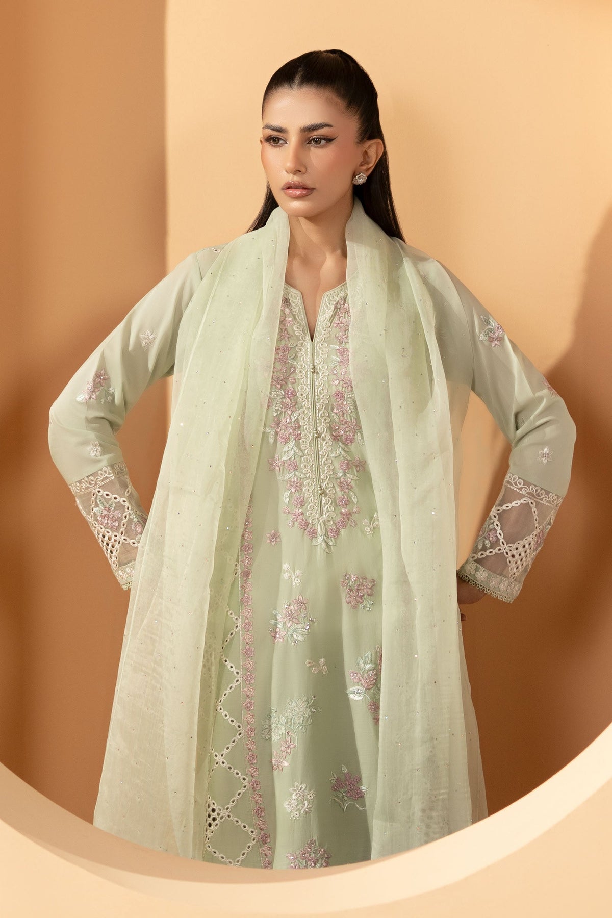 3 Piece Embroidered Lawn Suit