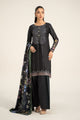 3 Piece Embroidered Linen Suit