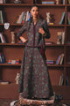 Embroidered Pk Raw Silk Skirt Set