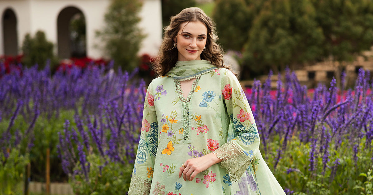 3 Piece Embroidered Lawn Suit
