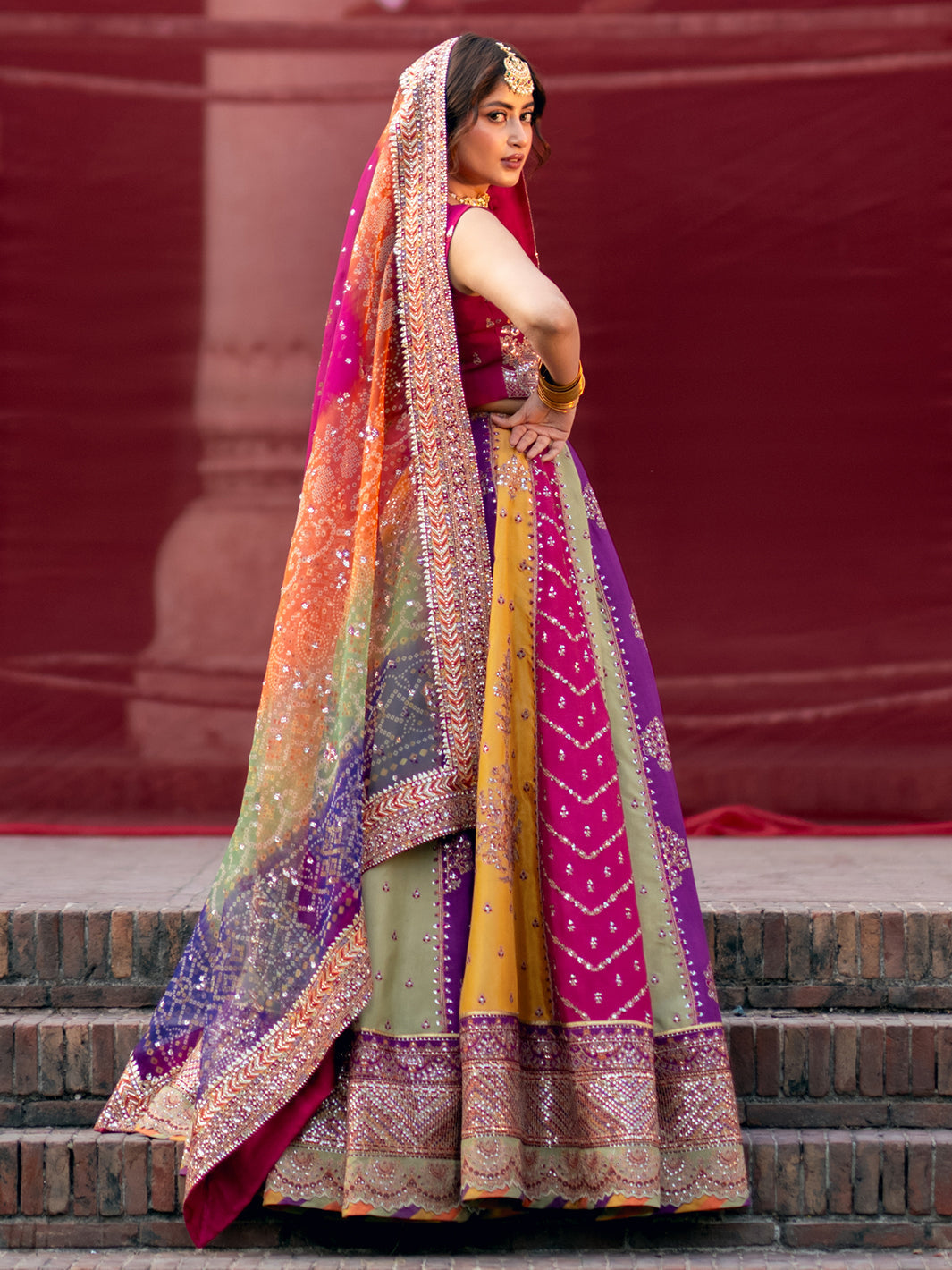 Mala Style — Mairaz Magenta Lehenga Set