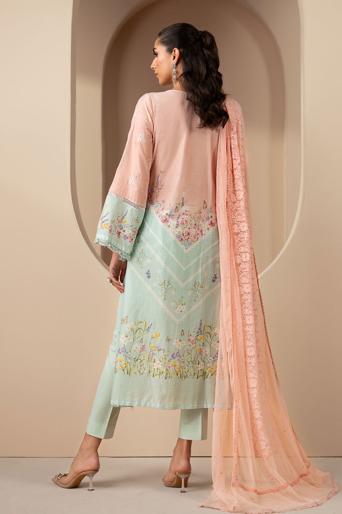 3 Piece Embroidered Lawn Suit - DS2606A-SML-00A