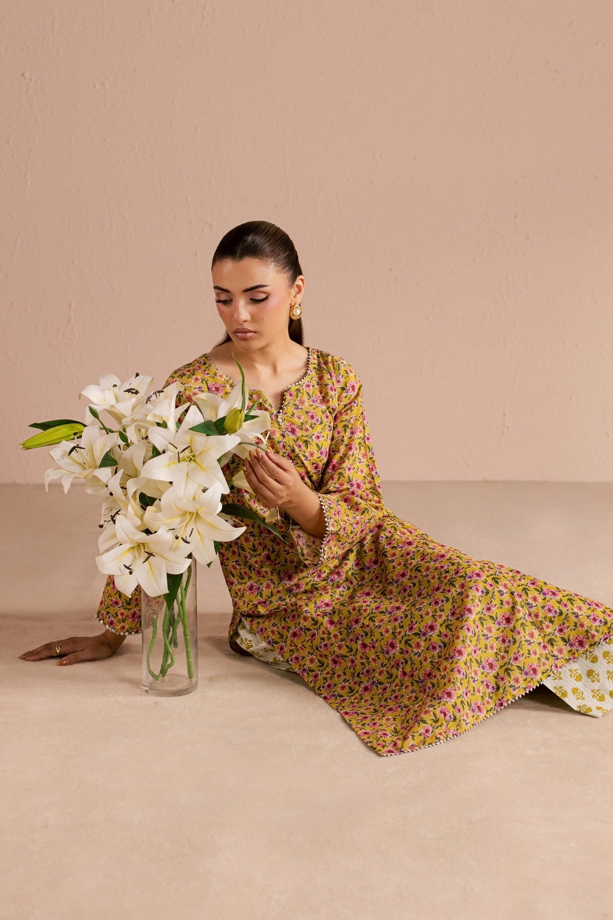 Dan 2Pc - Printed Lawn Dress