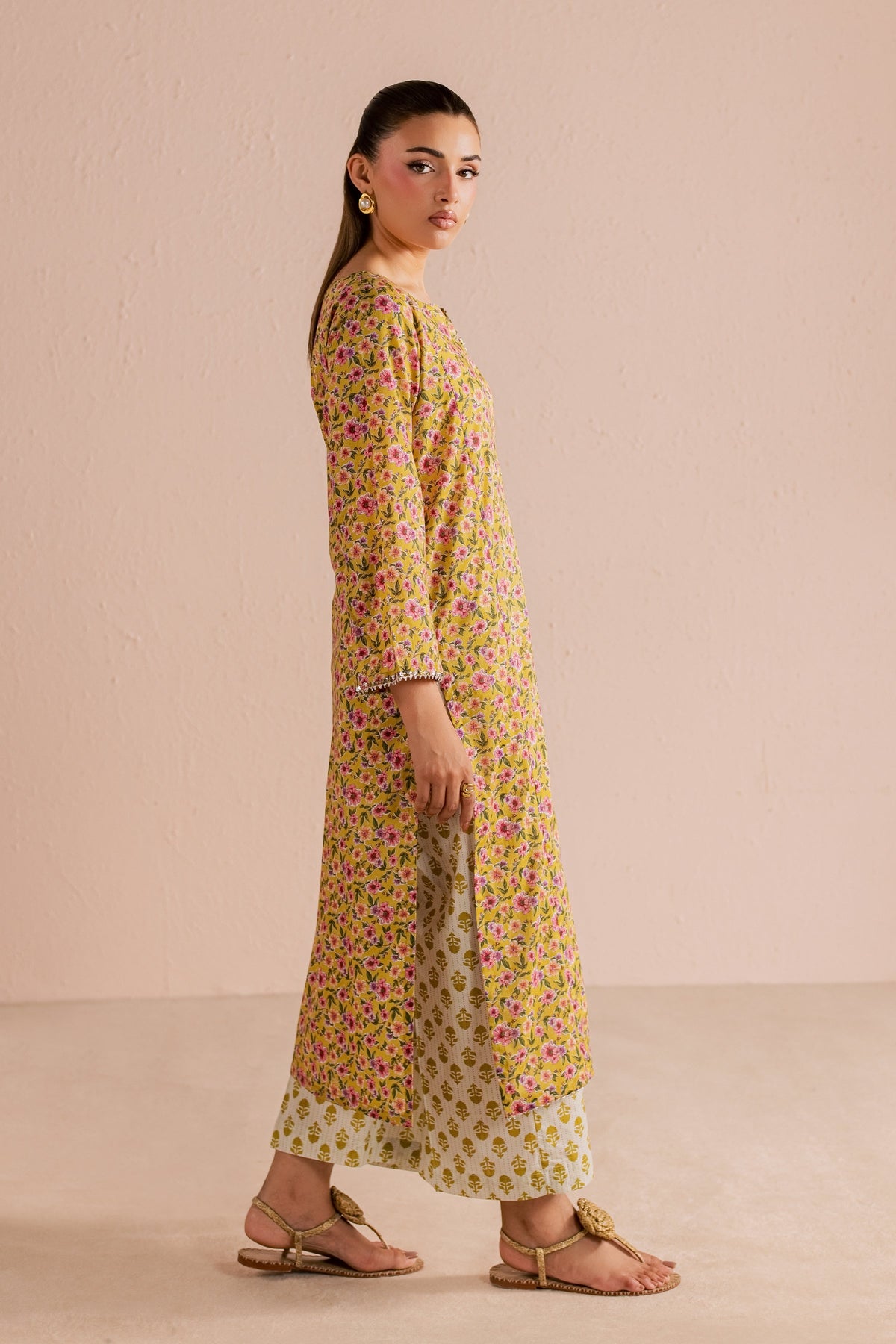 Dan 2Pc - Printed Lawn Dress
