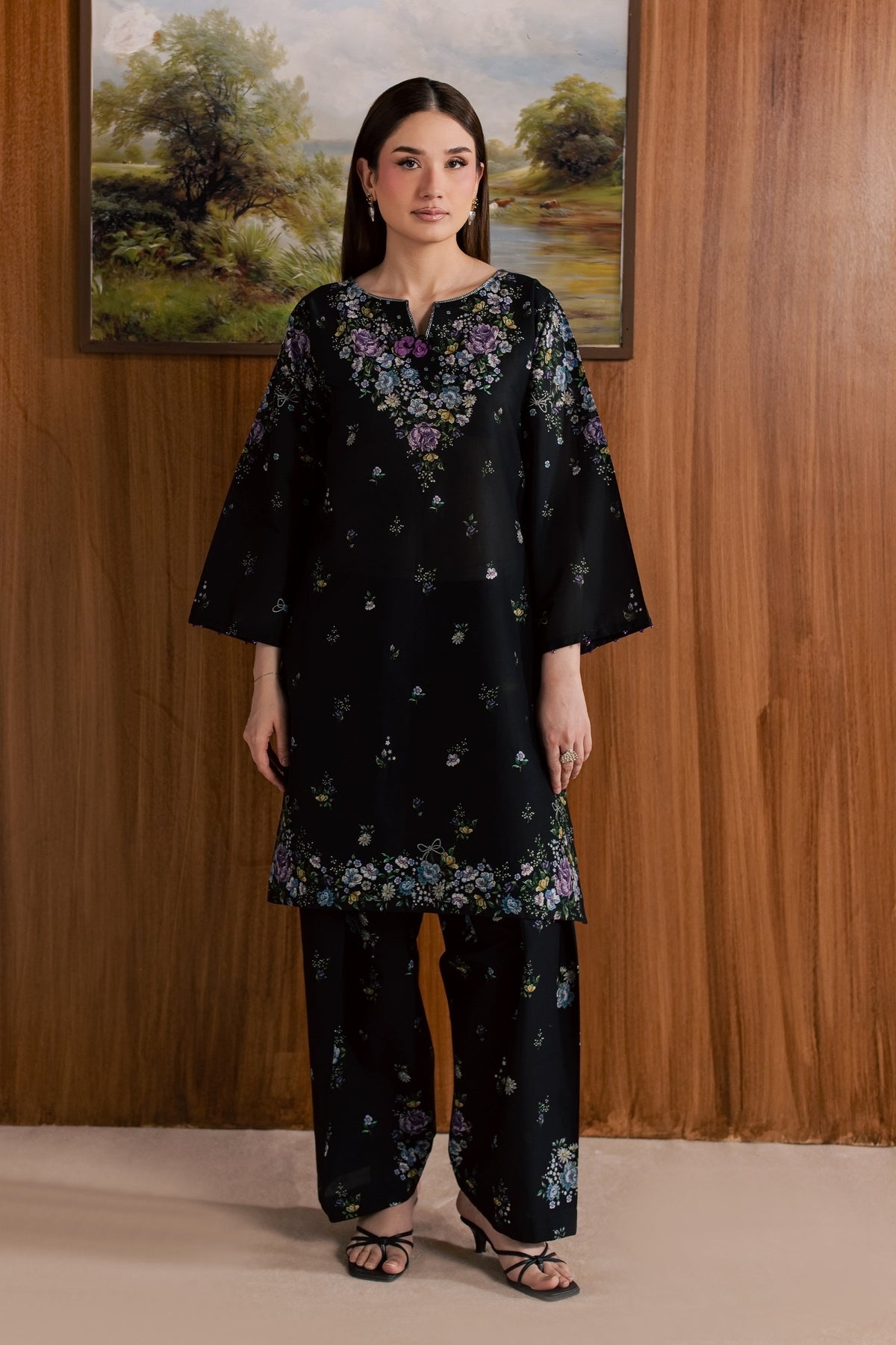 Darcy 2Pc - Printed Lawn Dress
