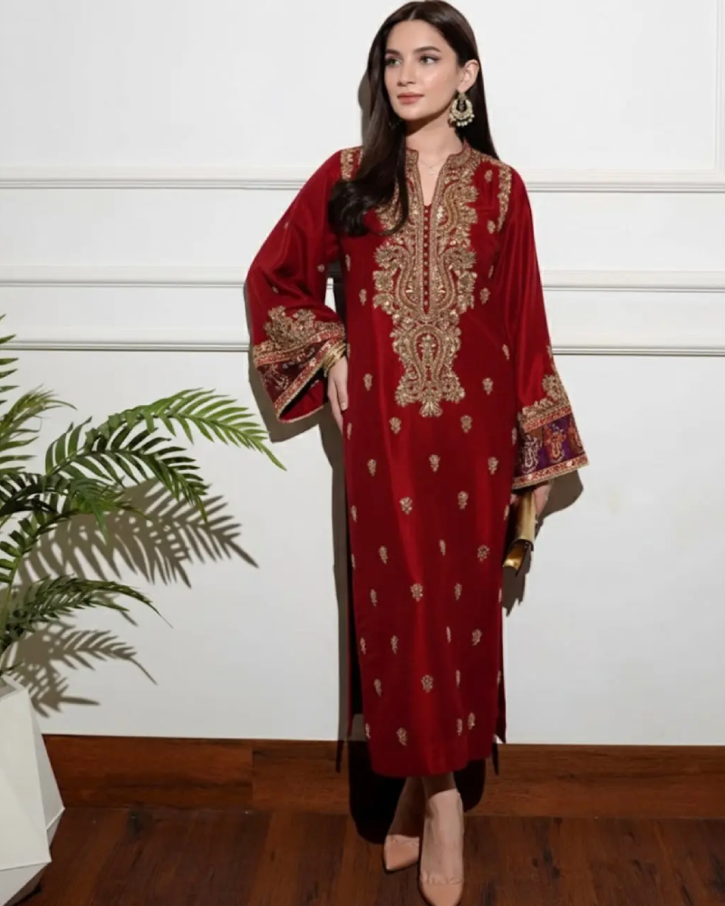 Deep Red Muskan-Festive