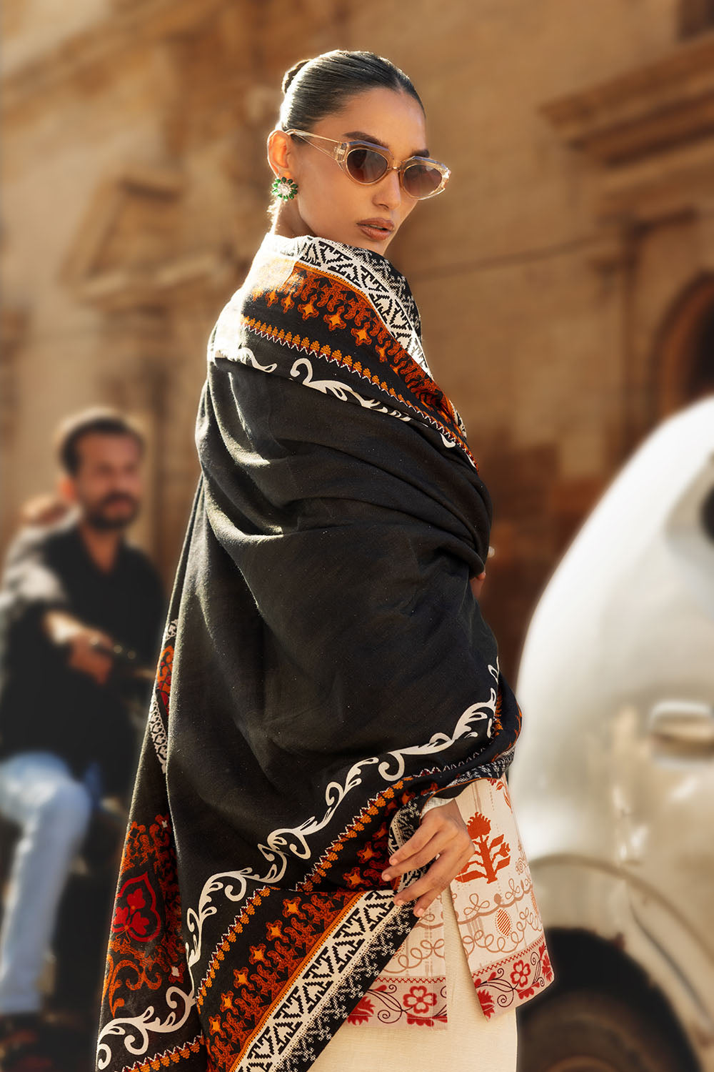 3 Piece Digital Printed Linen Khaddar Suit with Dupatta