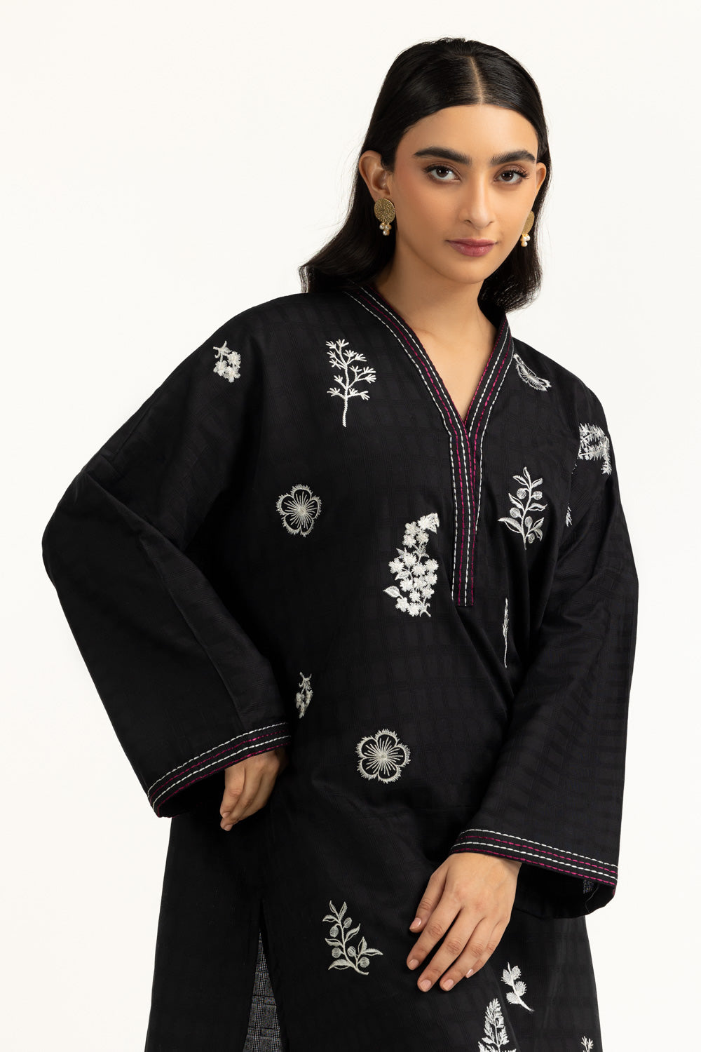 Dobby Embroidered Co-Ord Set