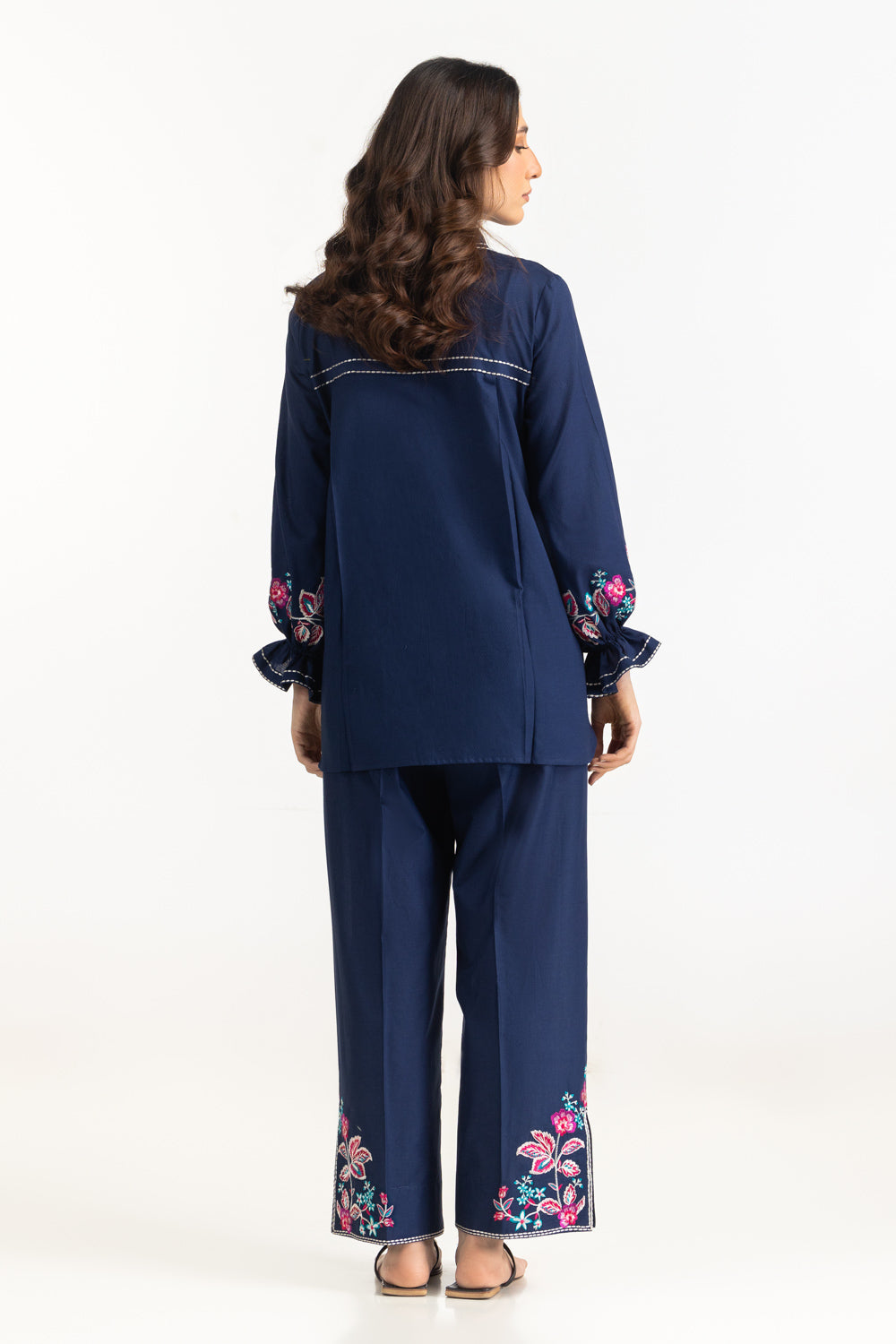 Dobby Embroidered Co-Ord Set