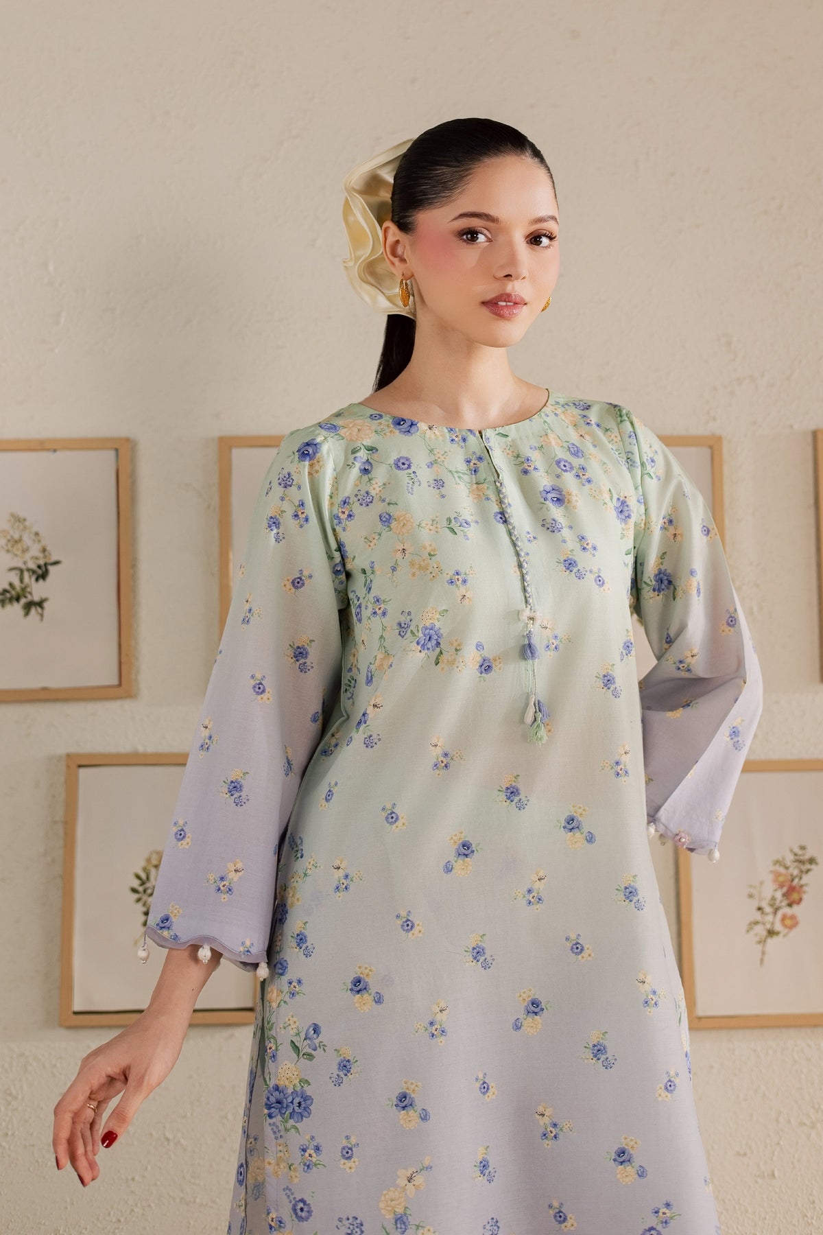 Dorami 2Pc - Printed Lawn Dress