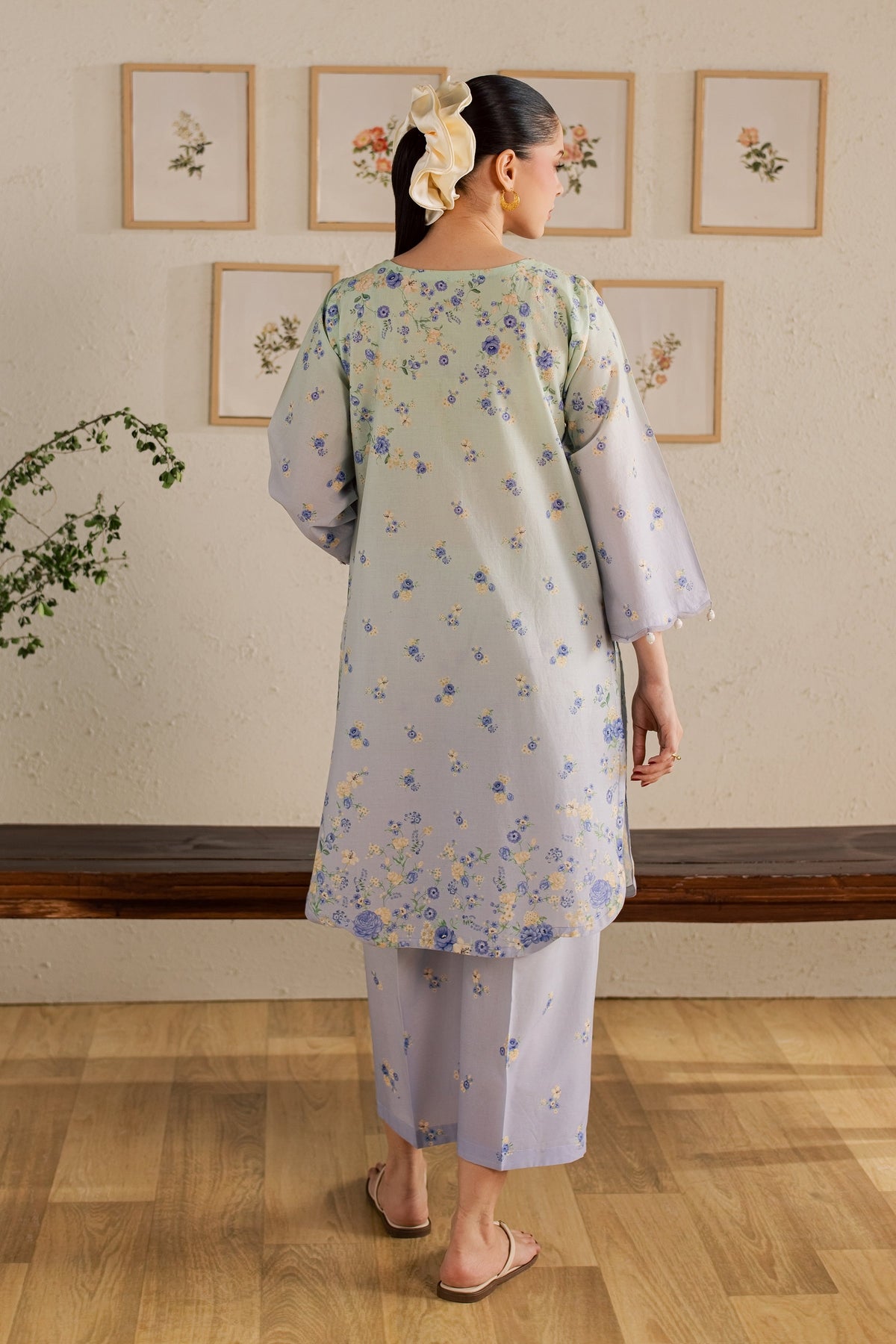 Dorami 2Pc - Printed Lawn Dress