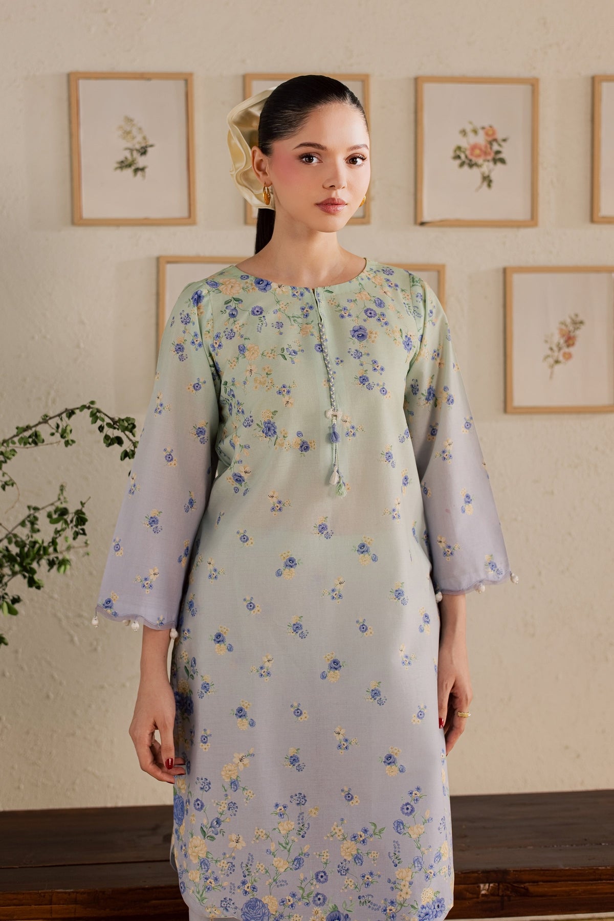 Dorami 2Pc - Printed Lawn Dress
