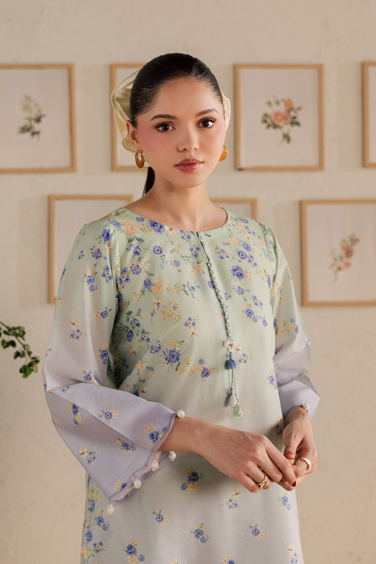 Dorami 2Pc - Printed Lawn Dress