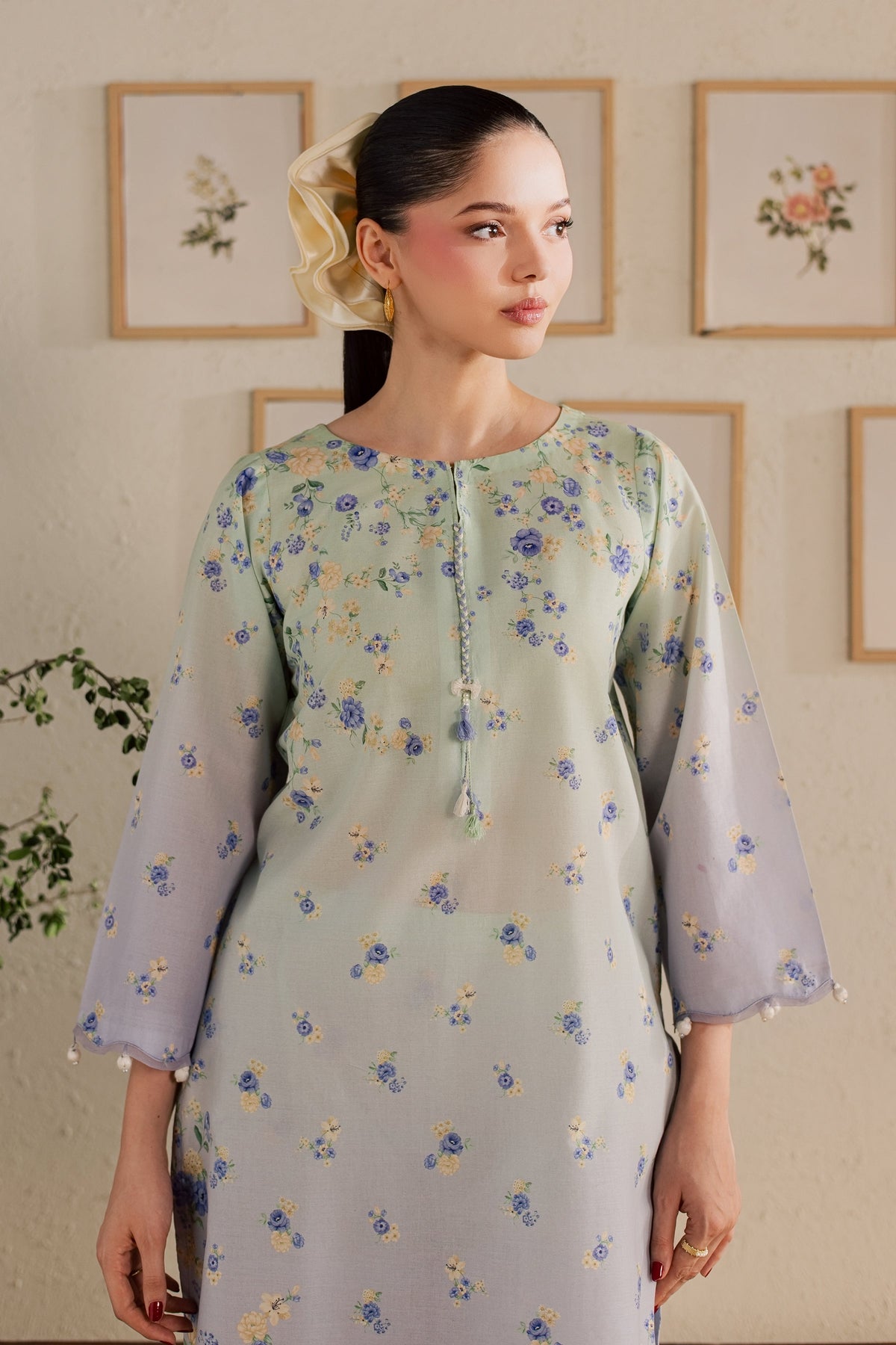 Dorami 2Pc - Printed Lawn Dress
