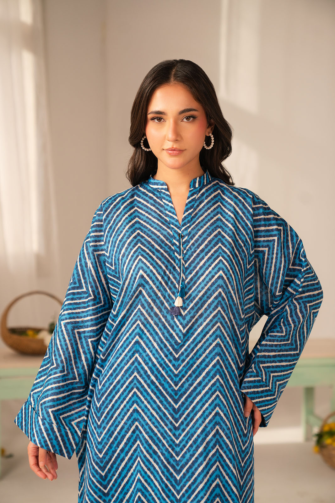 2 Piece Printed Lawn Printed Unstitched Suit (UC0103)