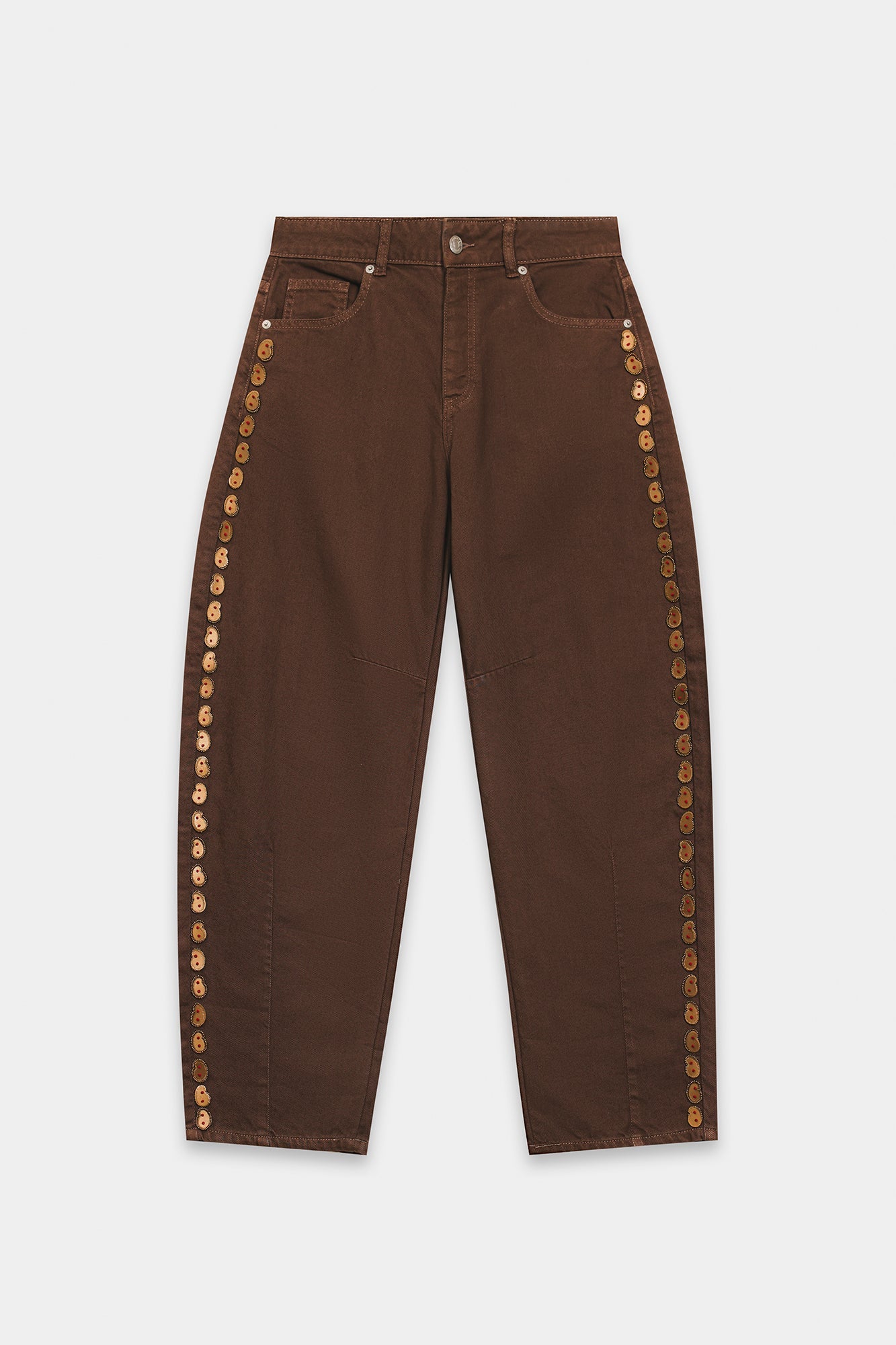 EMBROIDERED JEANS (E0221/120/821)