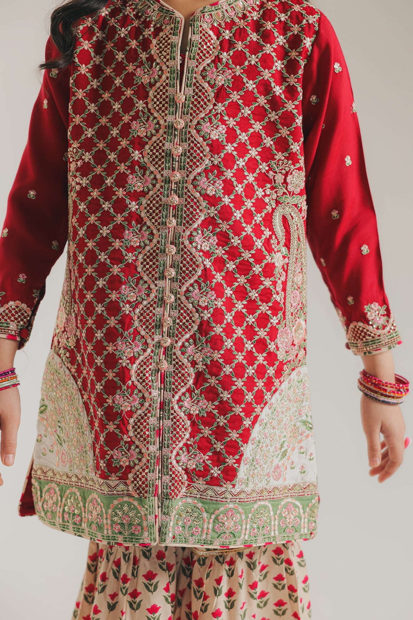 EMBROIDERED SUIT (E0253/415/301 E0253/315/301)