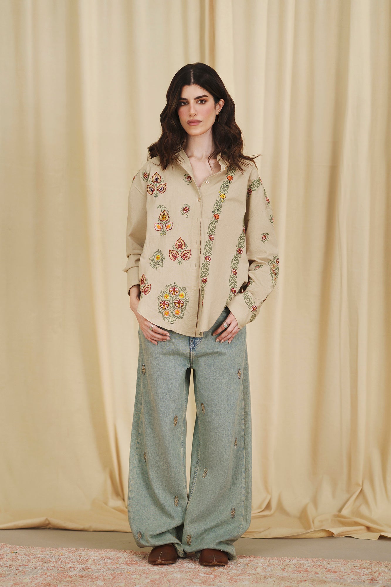 EMBROIDERED SHIRT (E0295/120/007)