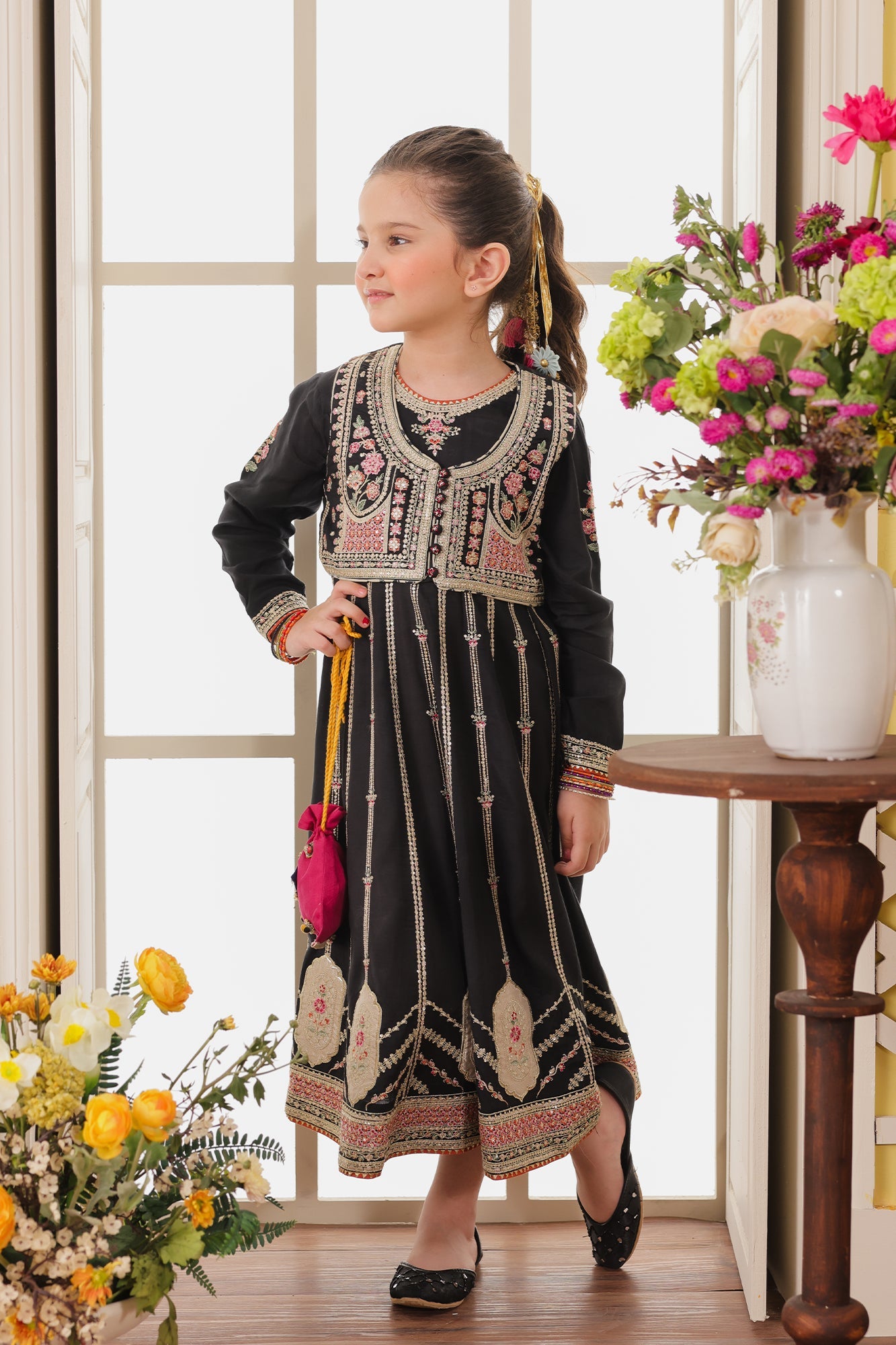 EMBROIDERED DRESS (E0309/415/902 E0309/315/902)