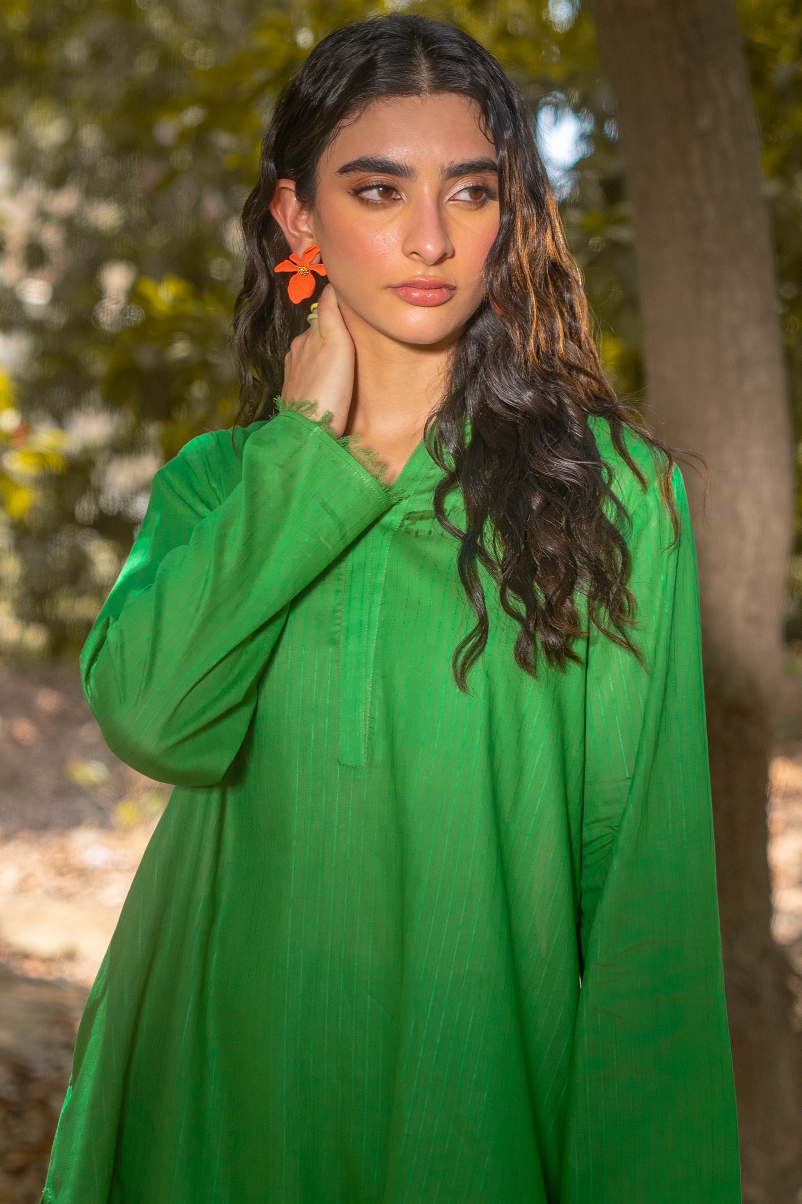 Fray Green 2 piece