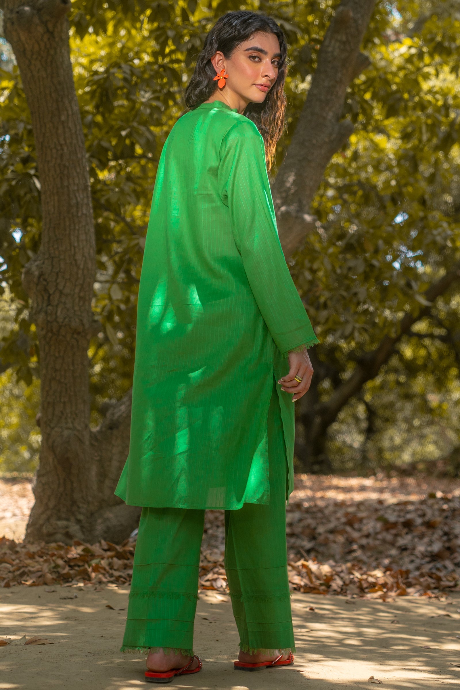Fray Green 2 piece