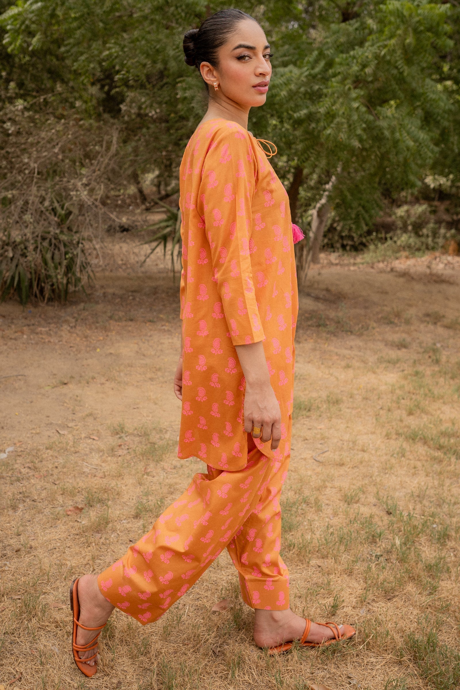 Paisley dot 2 piece