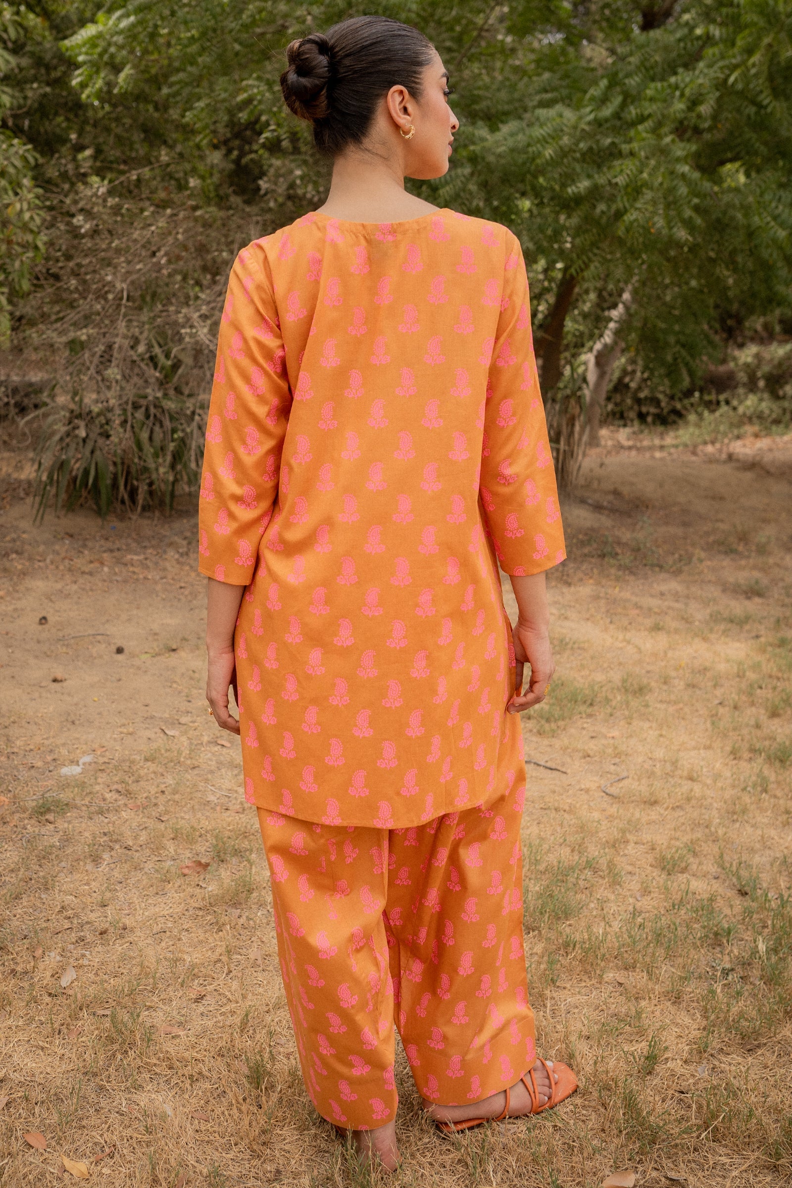Paisley dot 2 piece