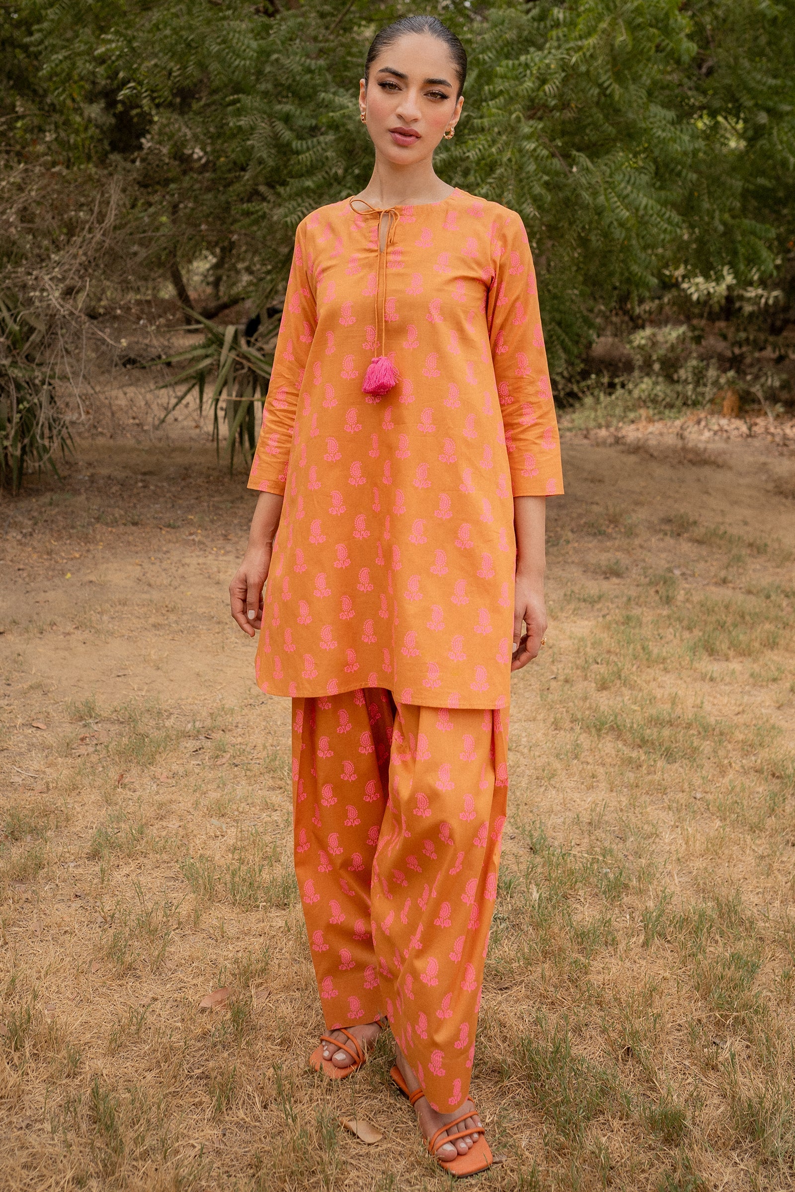 Paisley dot 2 piece
