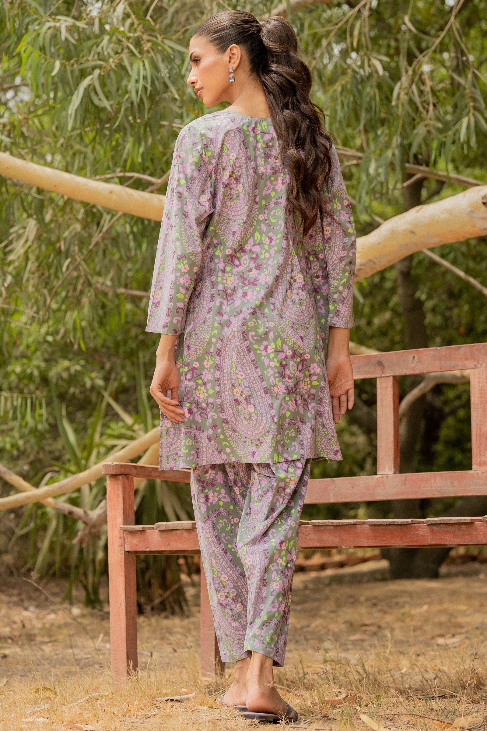 Sage Paisley 2 piece