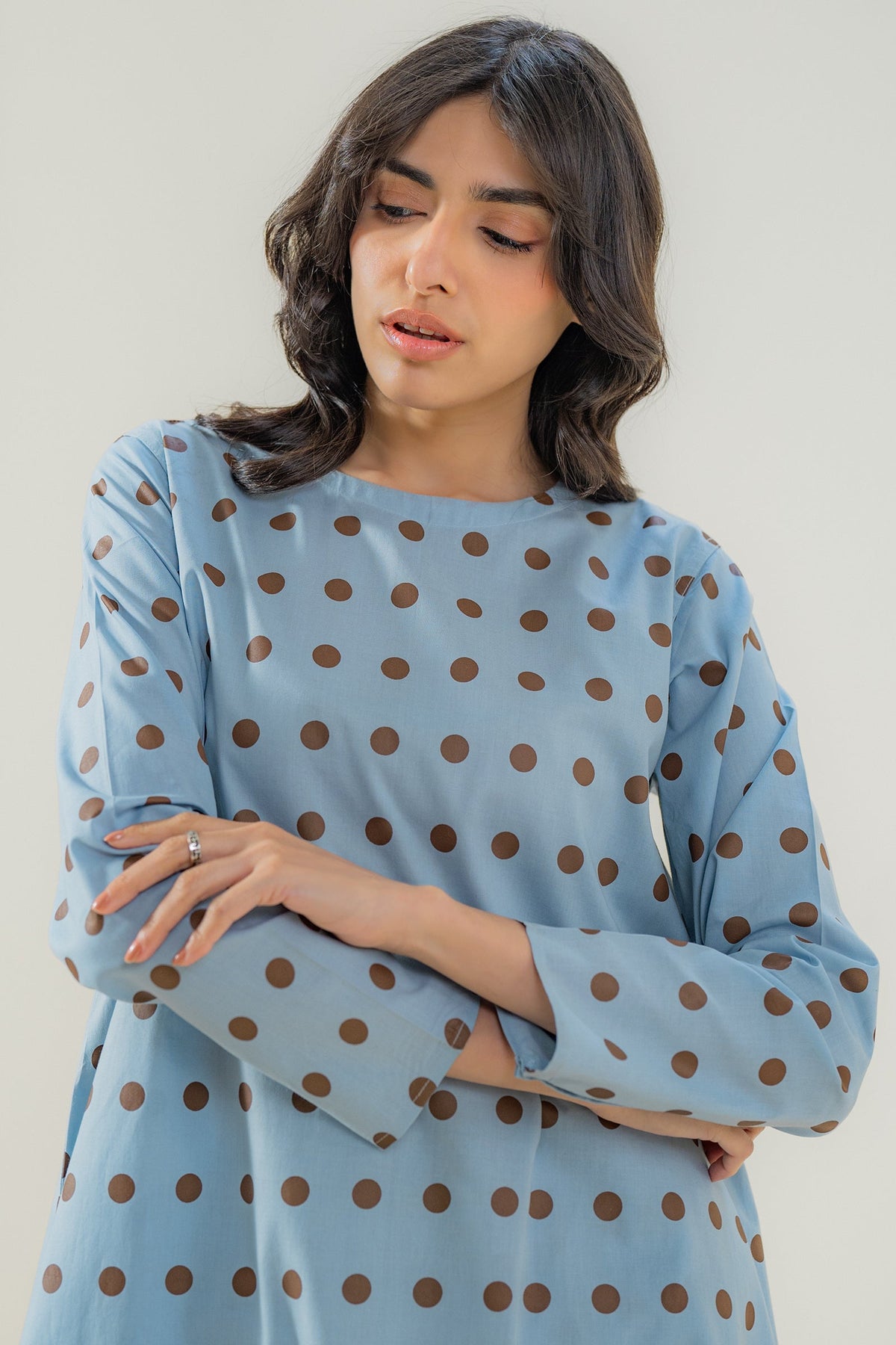 Blue Polka 2 piece