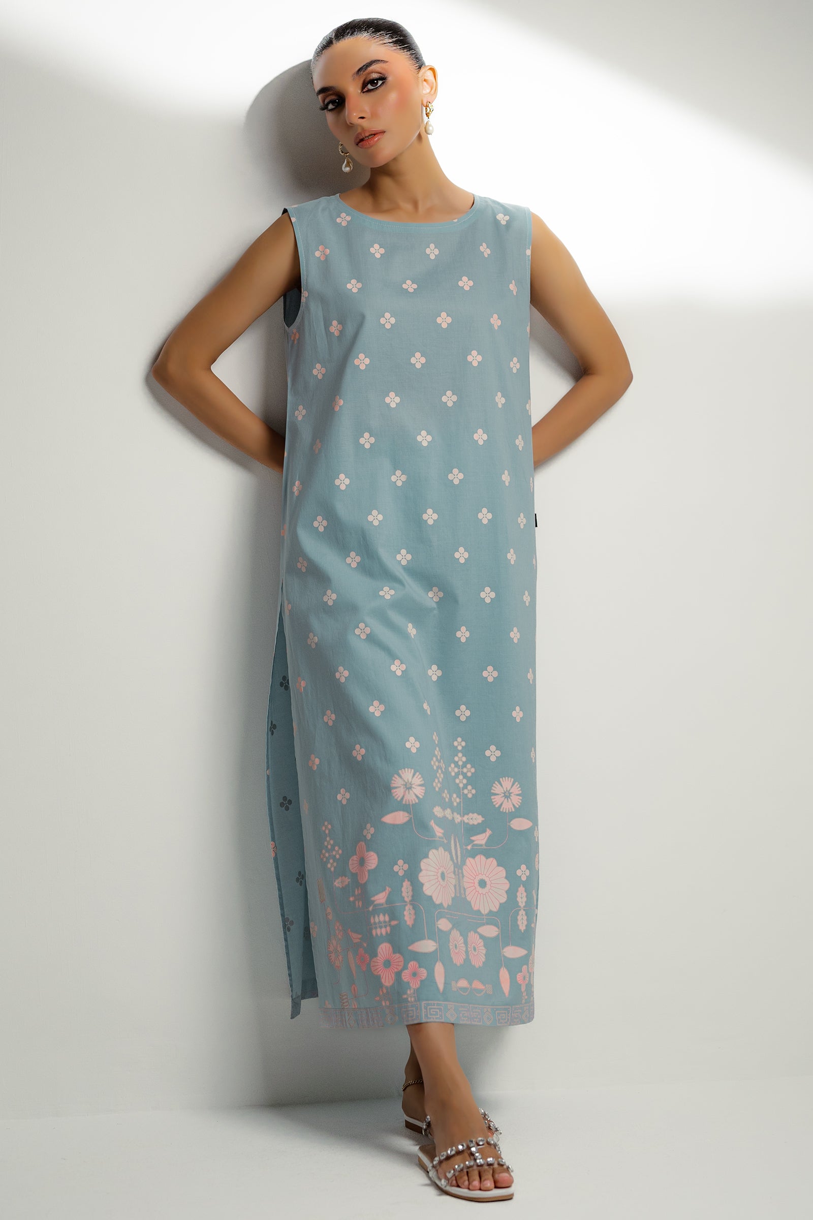 Muted Sleeveless 2 piece