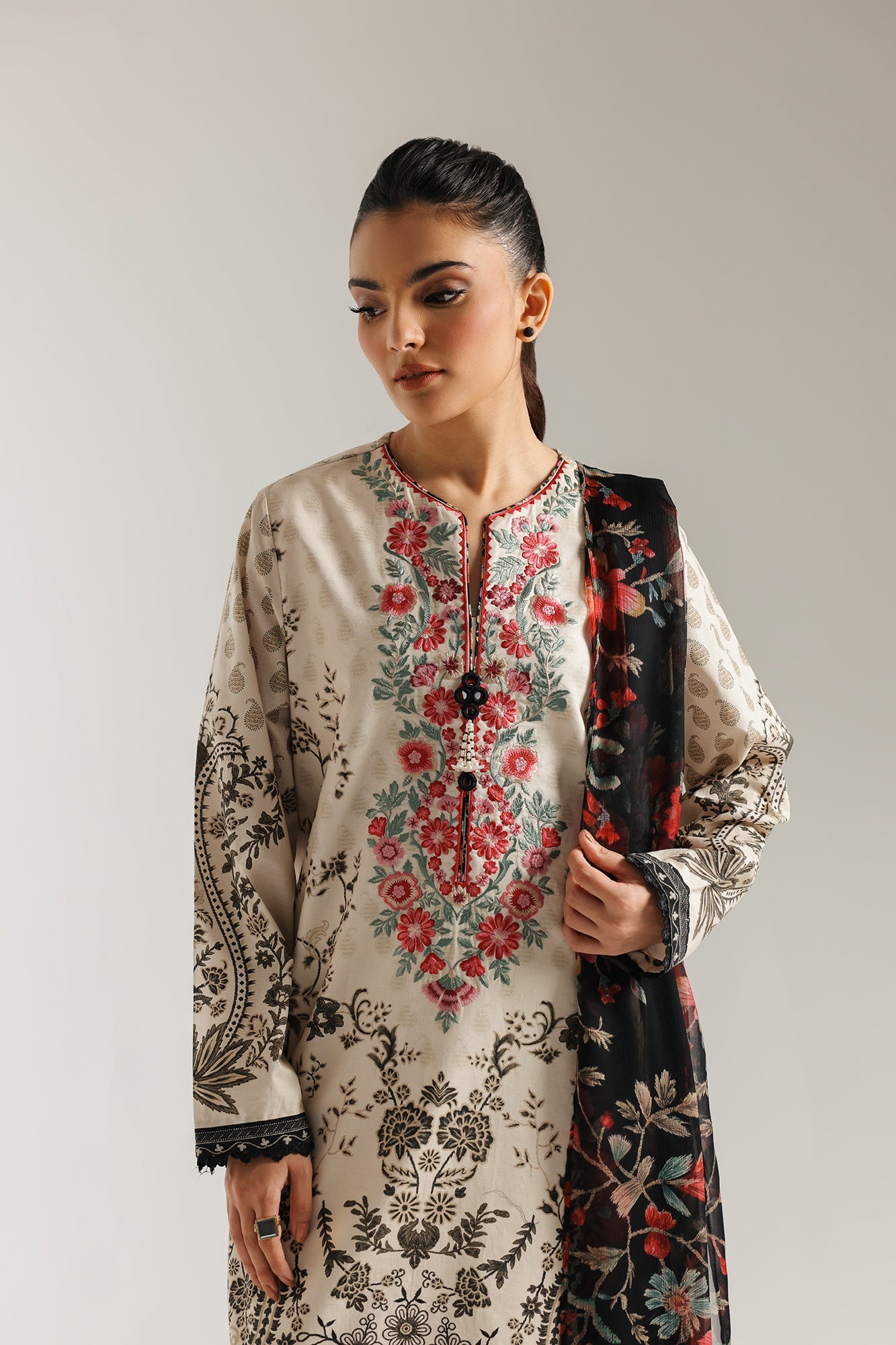 EMBROIDERED SUIT (E0728/203/814)