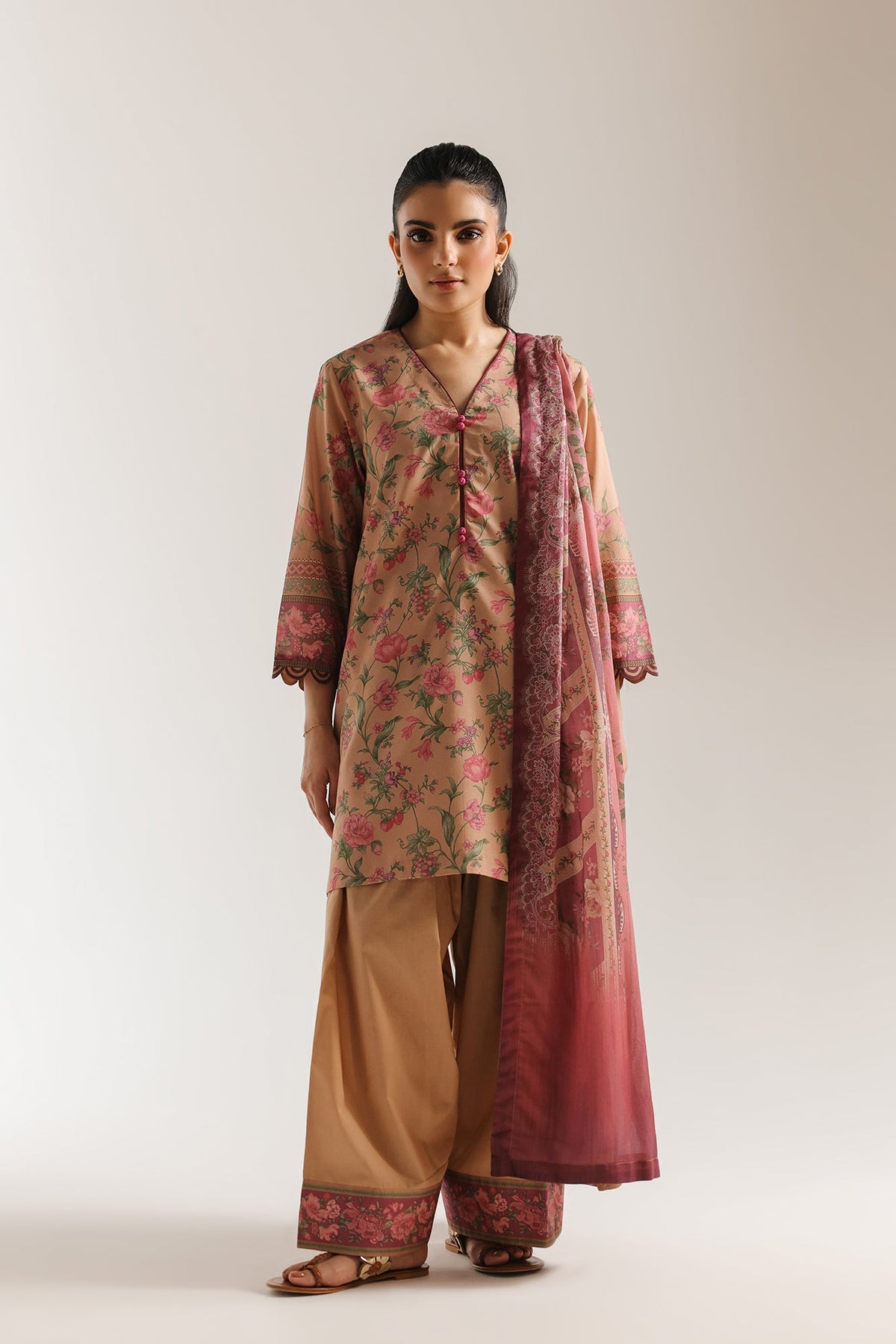 EMBROIDERED SUIT (E0888/202/813)