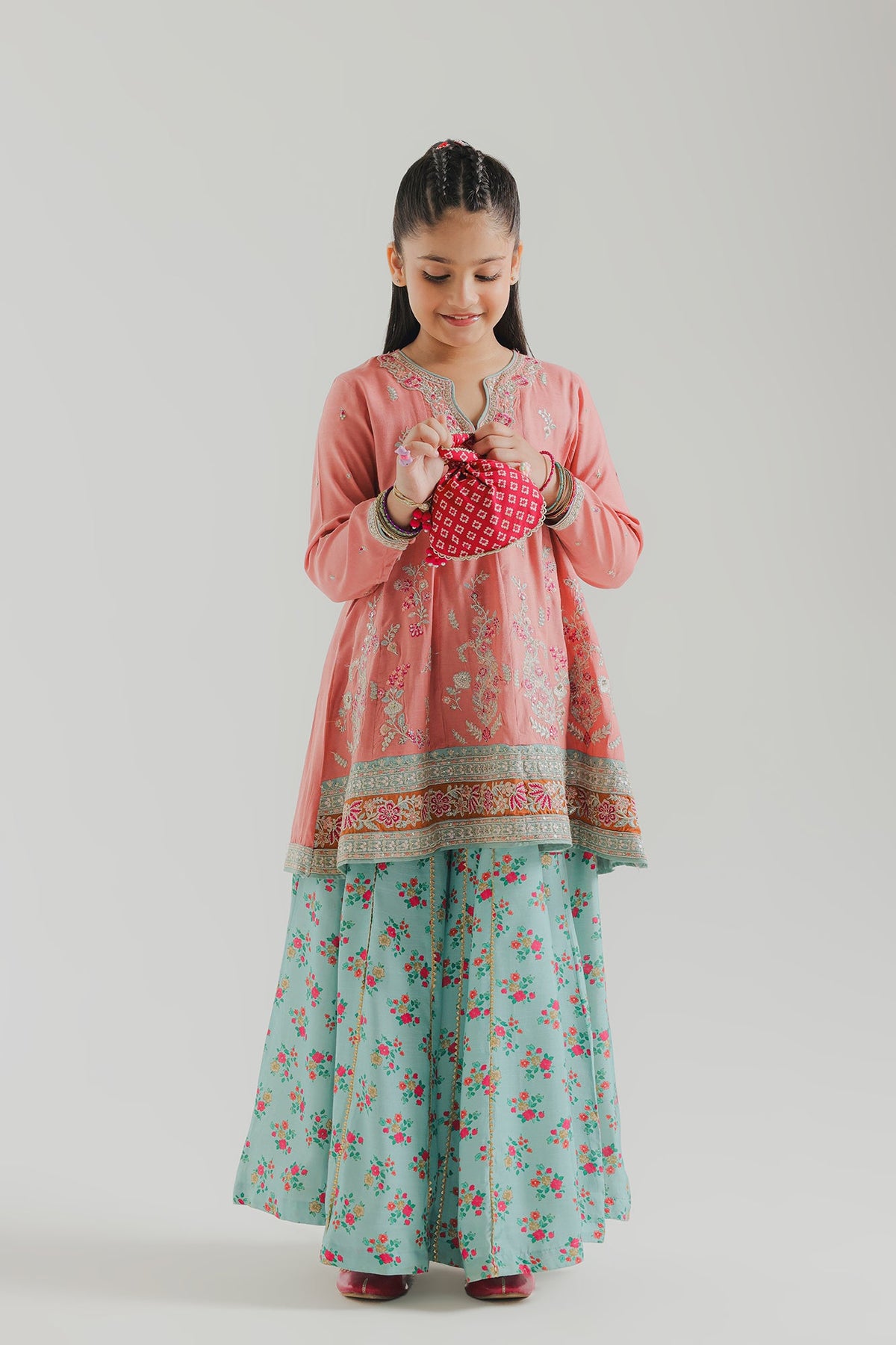 EMBROIDERED SUIT (E1053/404/326 E1053/304/326)