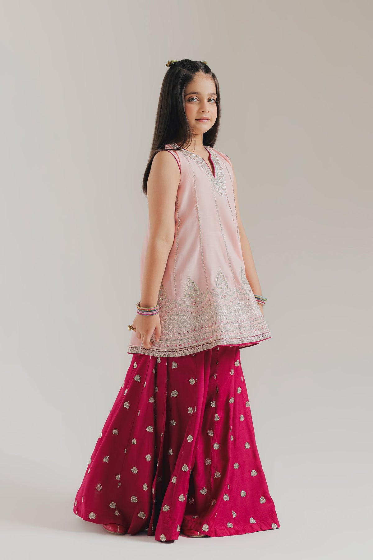 EMBROIDERED SUIT (E1058/404/329 E1058/304/329)