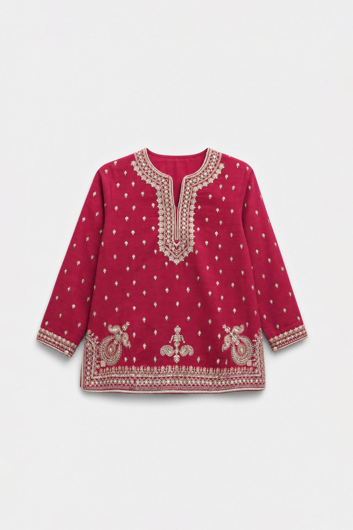EMBROIDERED SUIT (E1068-404-406 E1068-304-406)