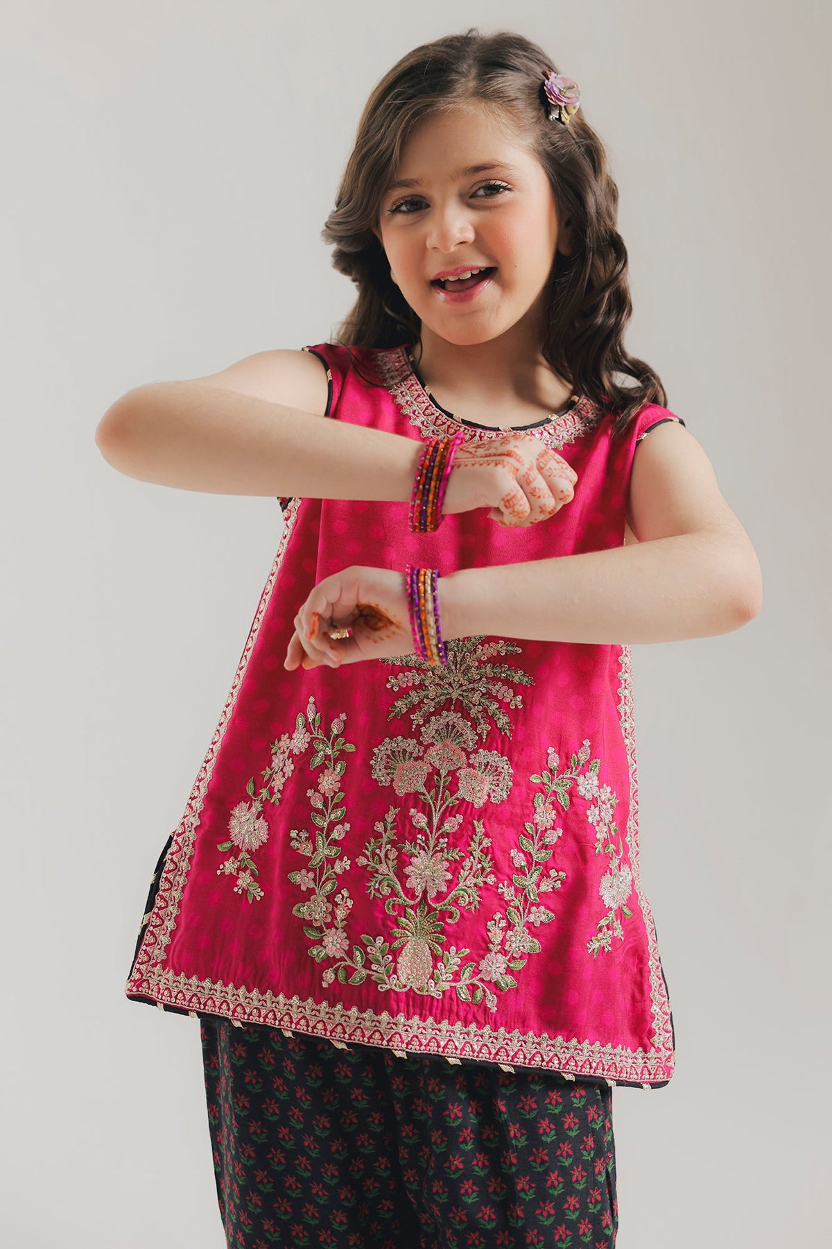 EMBROIDERED SUIT (E1070-404-406 E1070-304-406)