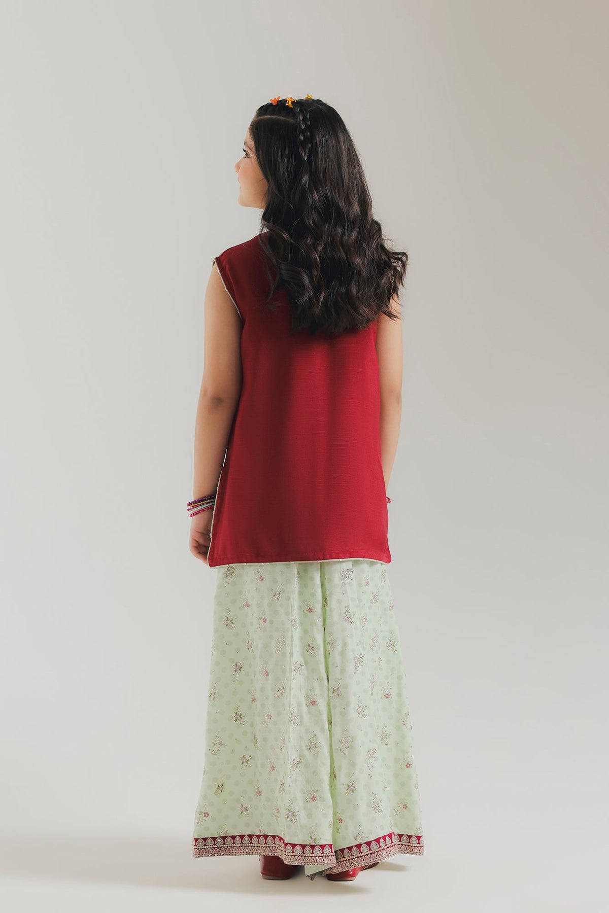 EMBROIDERED SUIT (E1073-404-310 E1073-304-310)