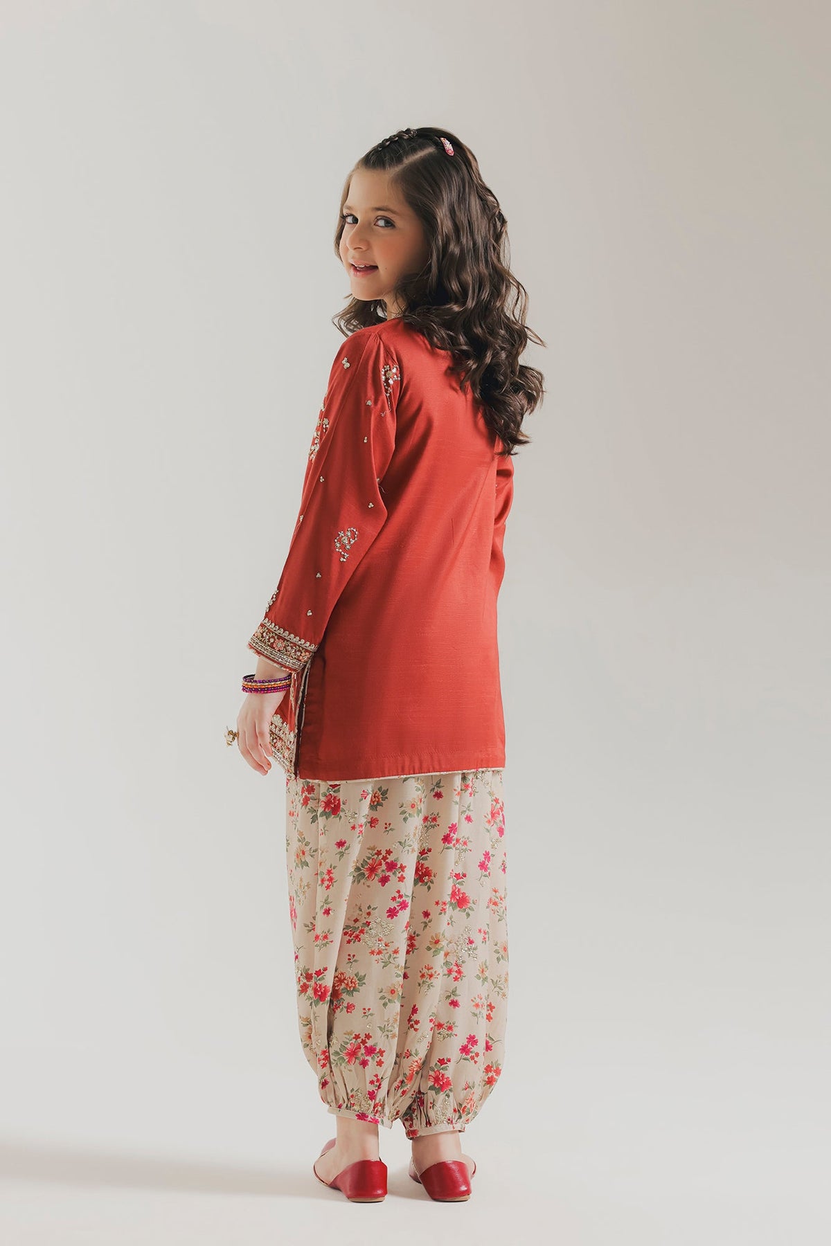 EMBROIDERED SUIT (E1076-404-321 E1076-304-321)