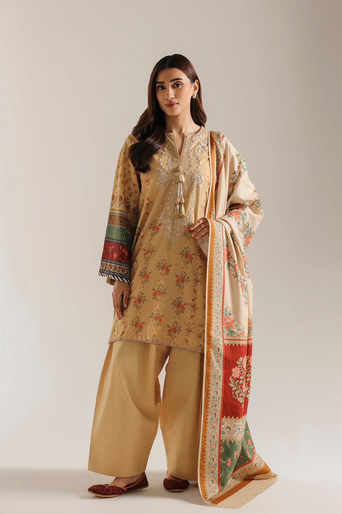 EMBROIDERED SUIT (E1101-203-110)
