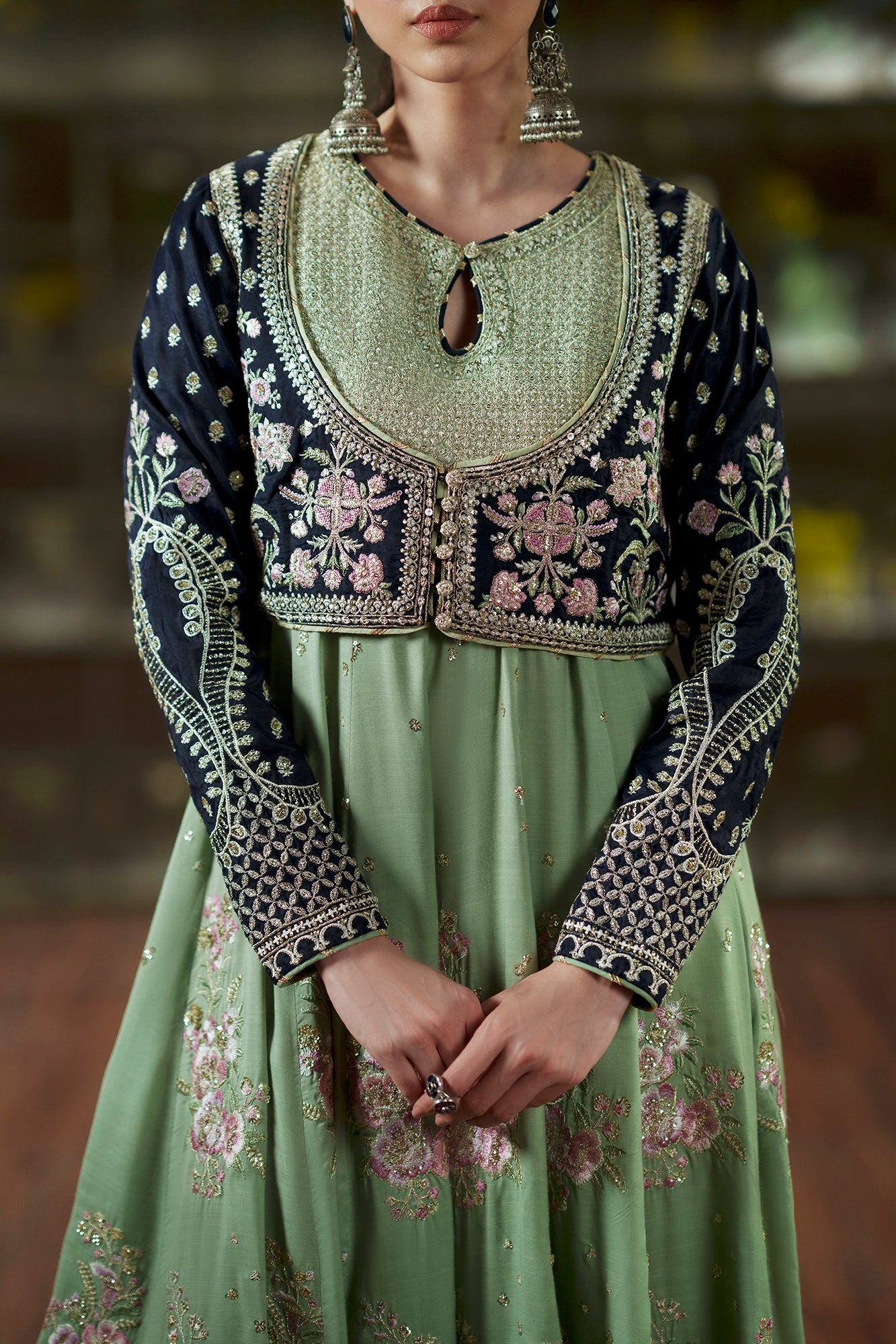 EMBROIDERED PISHWAS (E1130/104/720)
