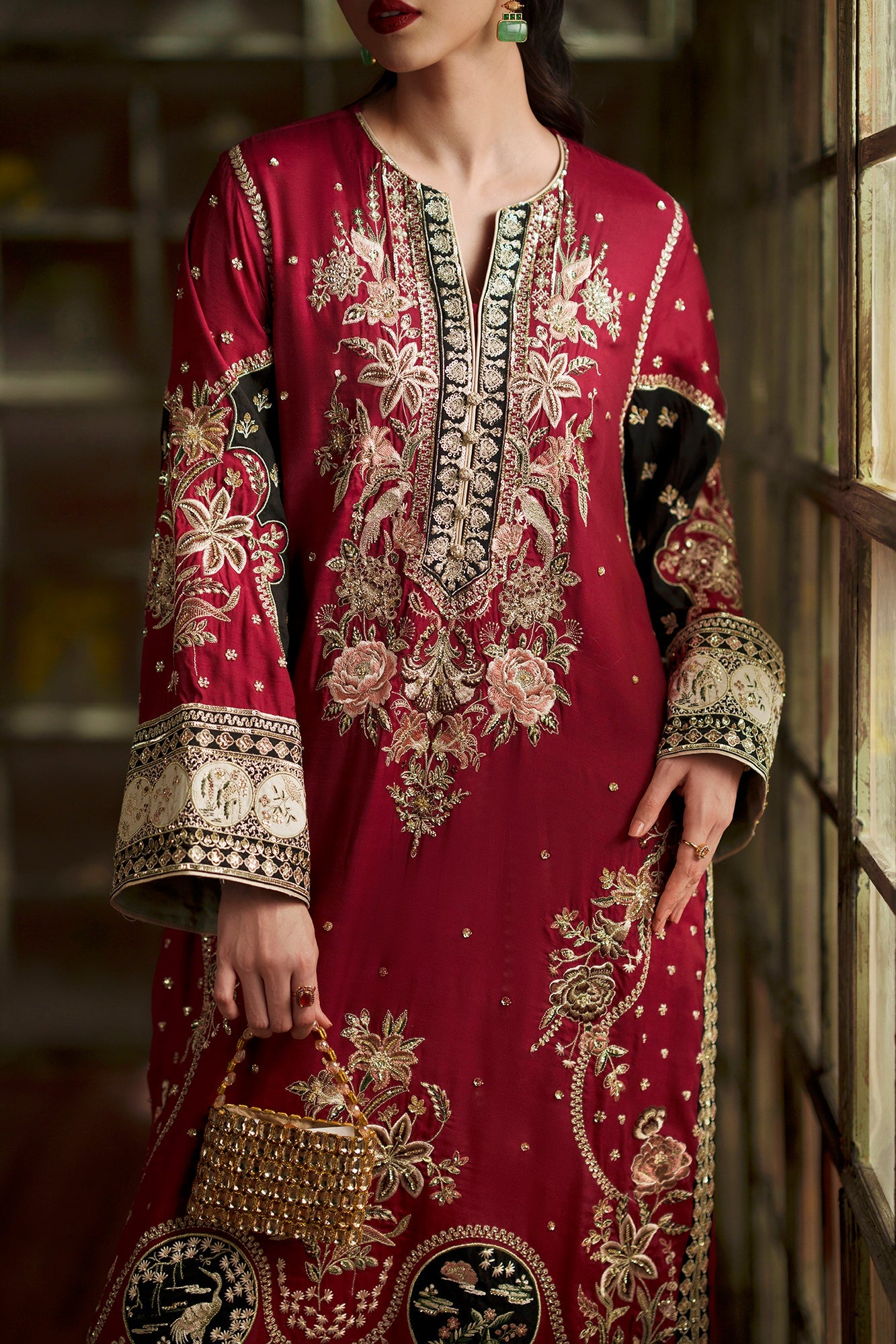 EMBROIDERED KAFTAN (E1149/104/418)