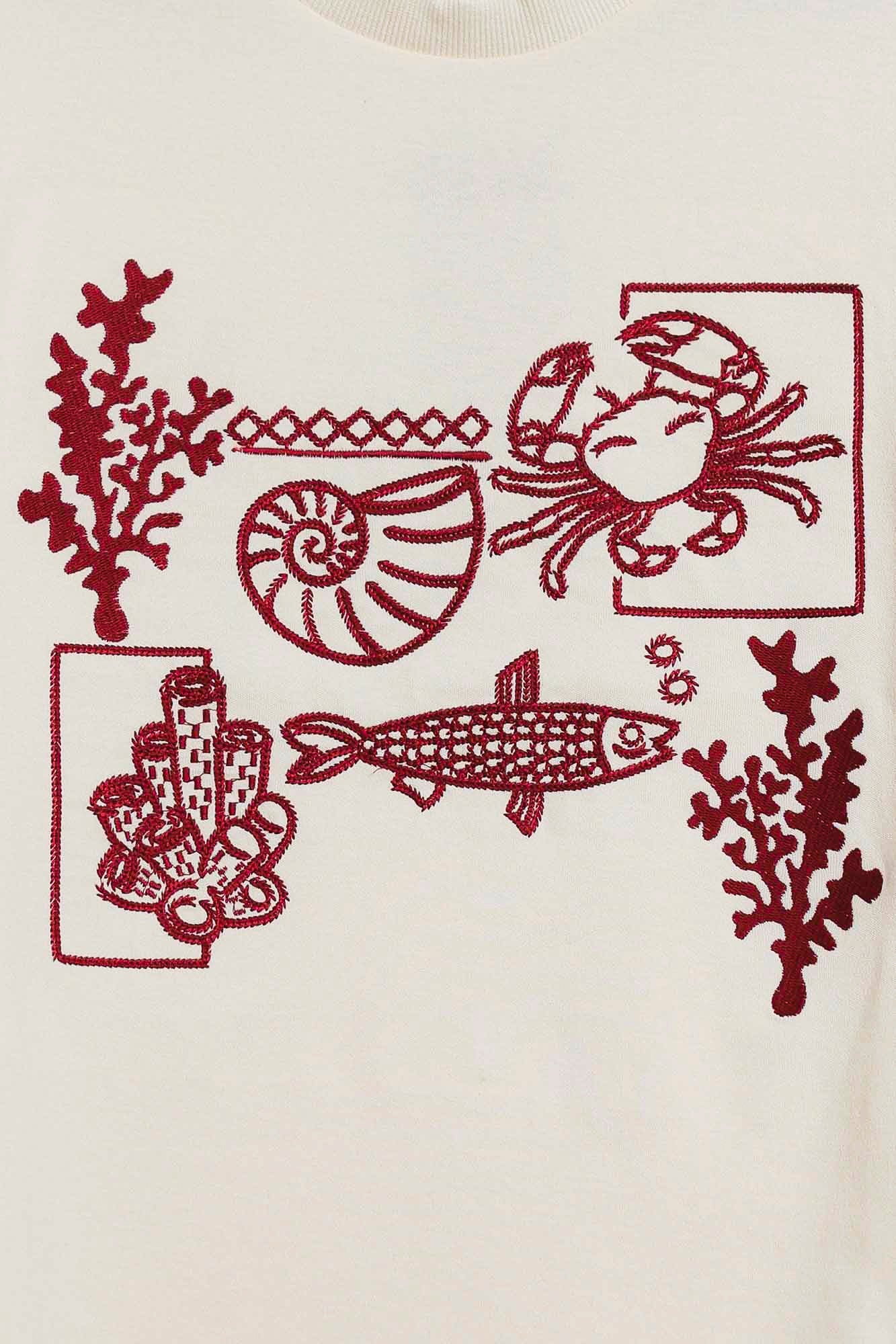 EMBROIDERED T-SHIRT (E1177-101-002)