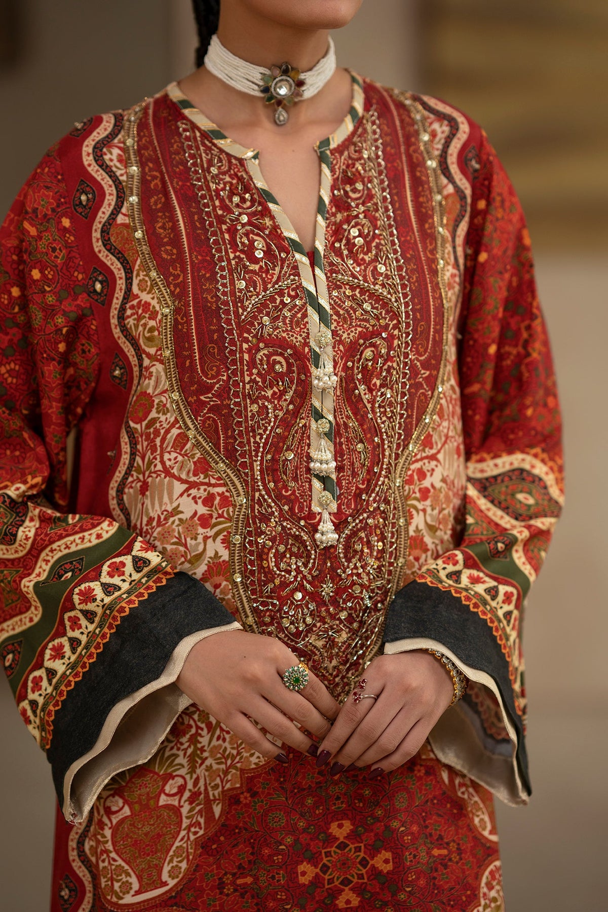 EMBROIDERED DRESS (E1201/104/307)