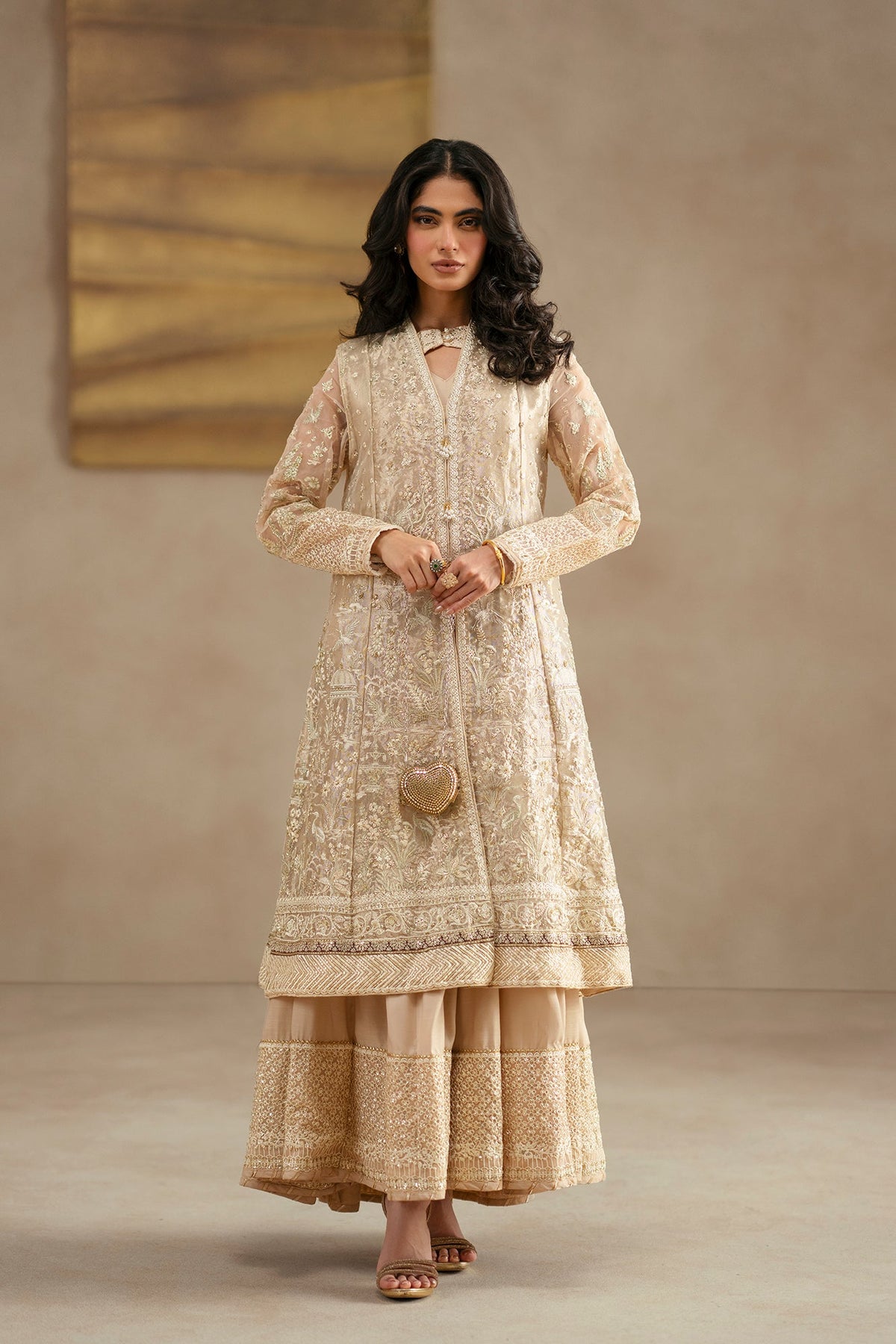 EMBROIDERED SUIT (E1207/104/131)